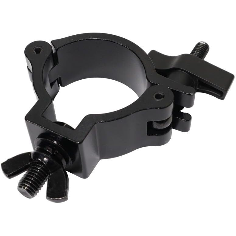 ProX T-C9H-BLK Aluminum Slim M10 O-Clamp with Big Wing Knob for 2" Truss Tube Capacity 165 lbs. Black Finish