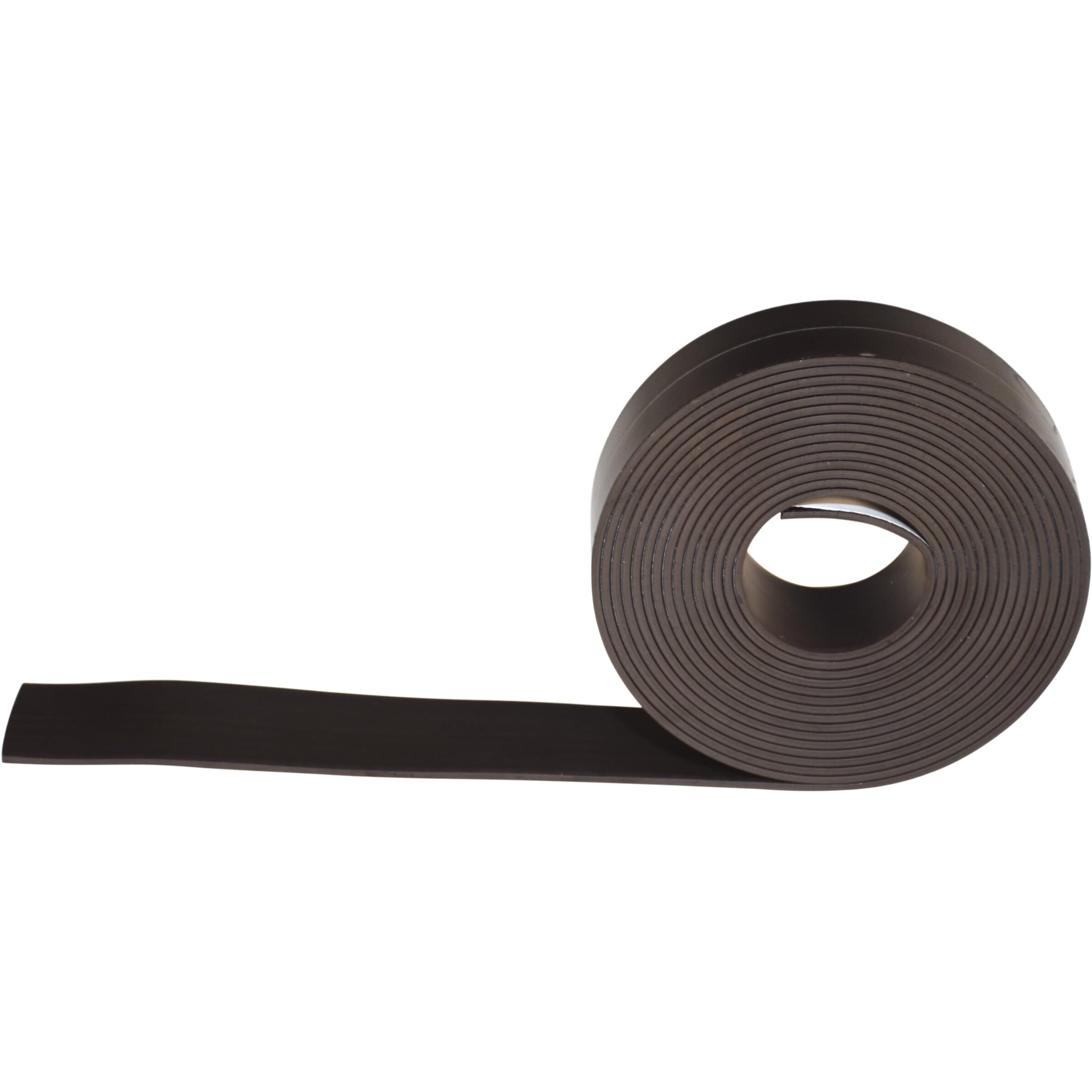 School Smart Adhesive Backed Magnetic Rubber Strip, 1 in X 10 ft