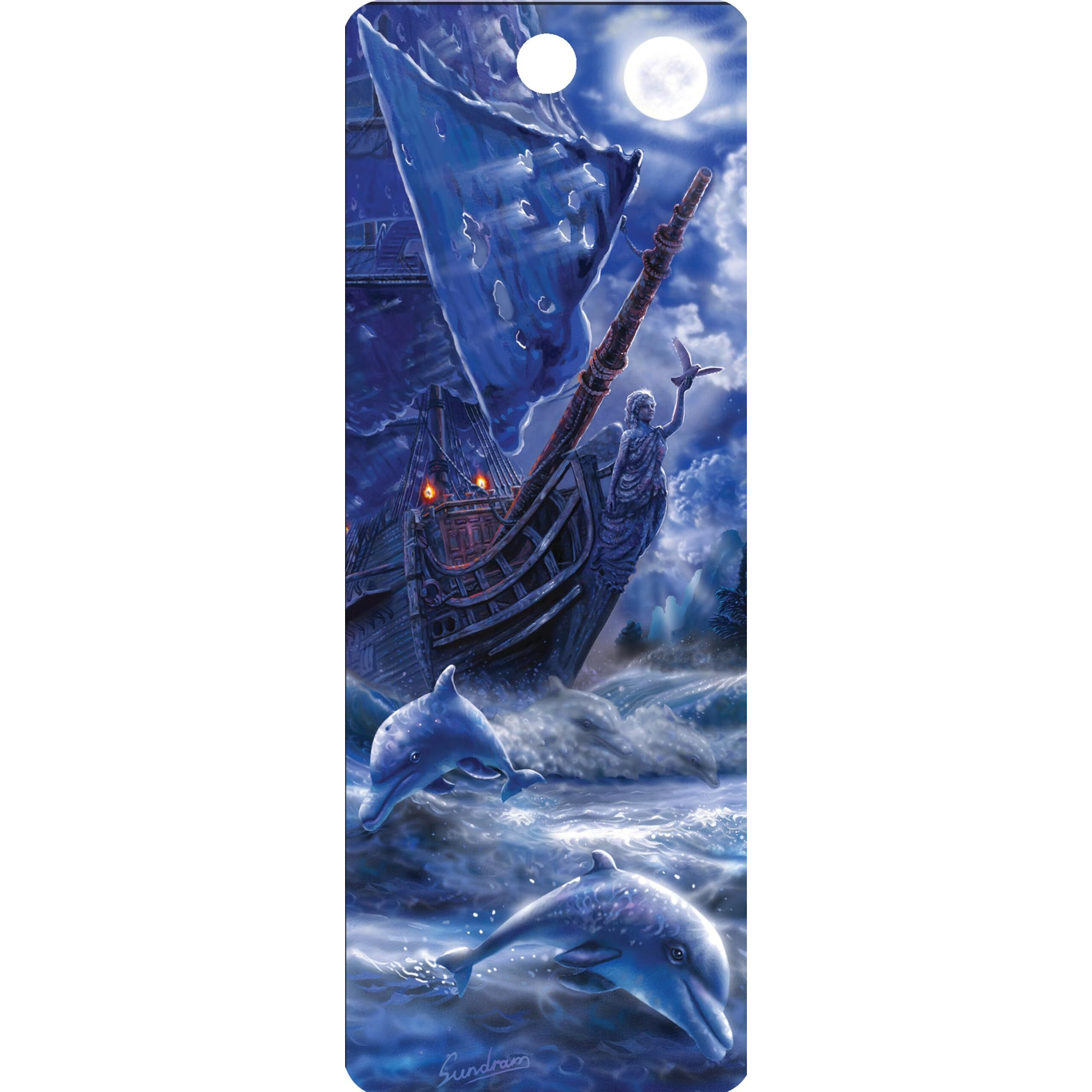 Voyage to Beyond 3-D Bookmark with Tassel