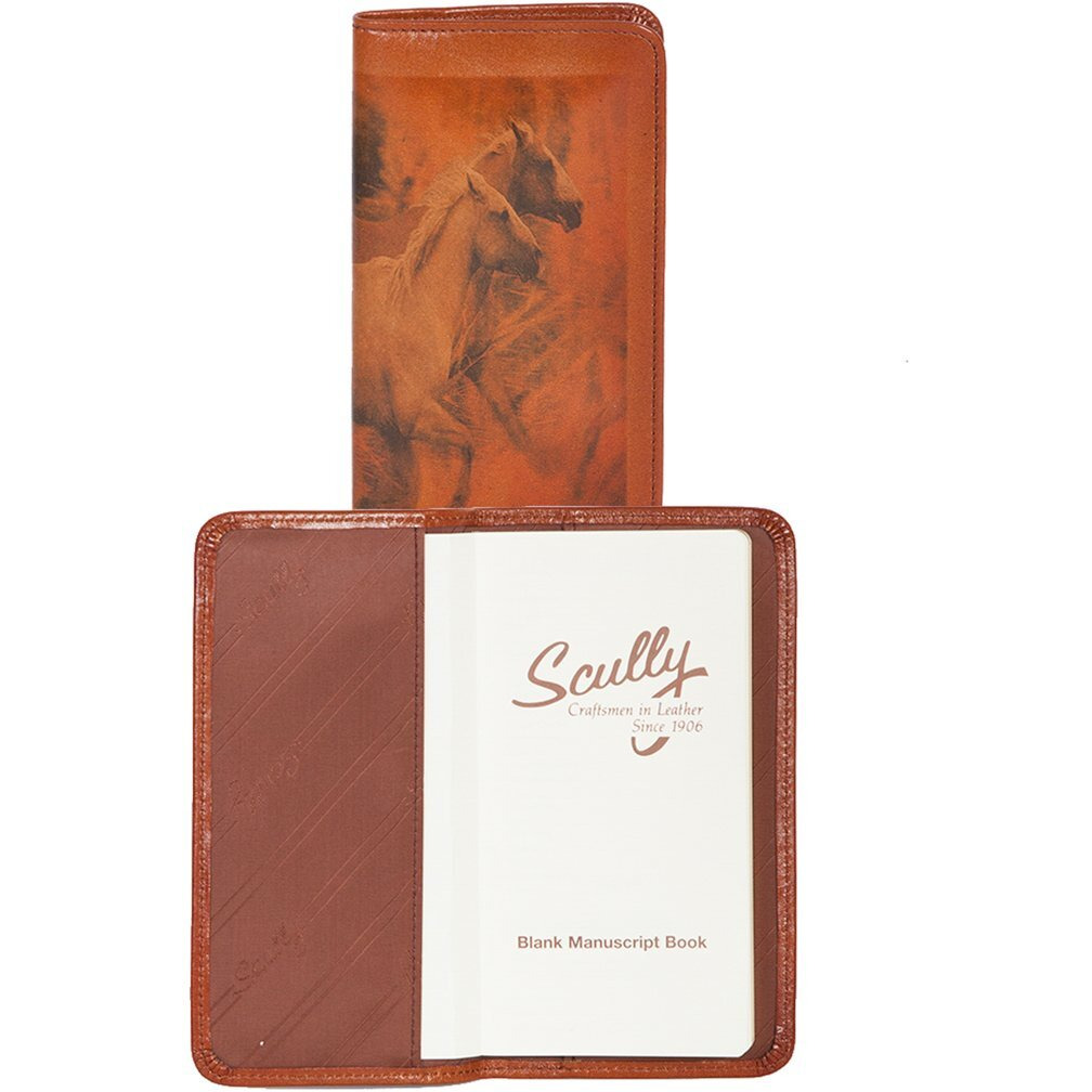 Scully Leather Blank Page Pocket Notebook (Equestrian)