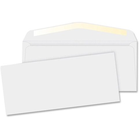 Wholesale CASE of 15 - Bus. Source No. 10 White Business Envelopes-Business Envelopes,24 lb.,No. 10,4-1/8&quotx9-1/2",500/BX,WE