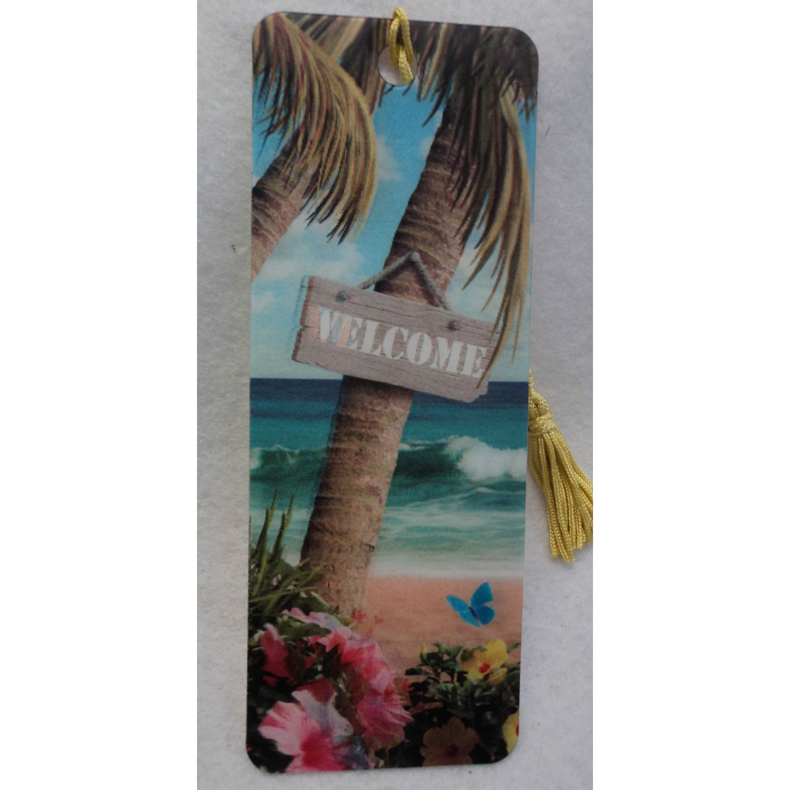 Welcome to Paradise 3D Bookmark