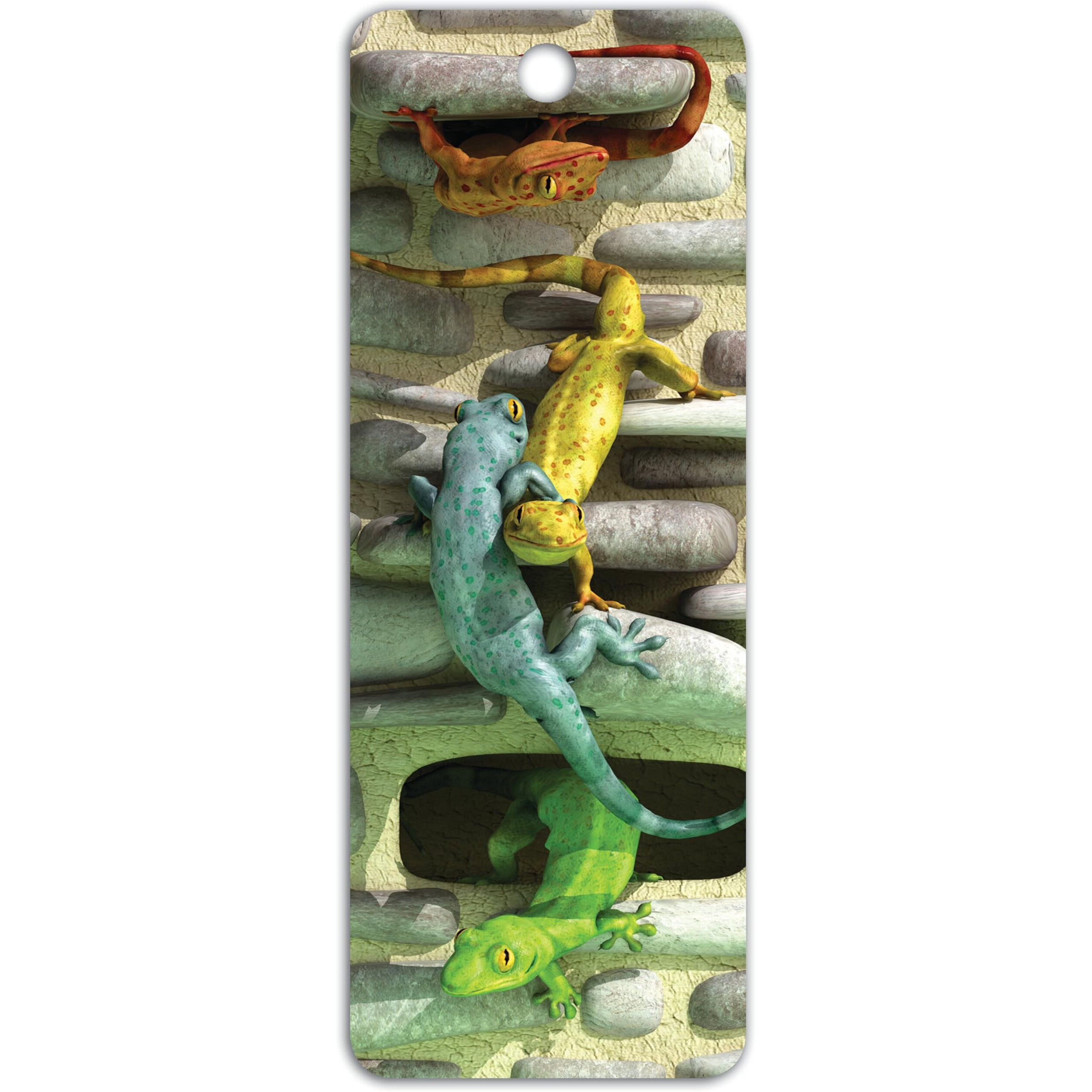 Holy Geckos - 3D Bookmark