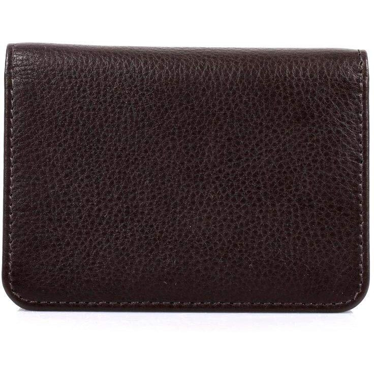 Karla Hanson RFID Blocking Leather Card Holder (Espresso)