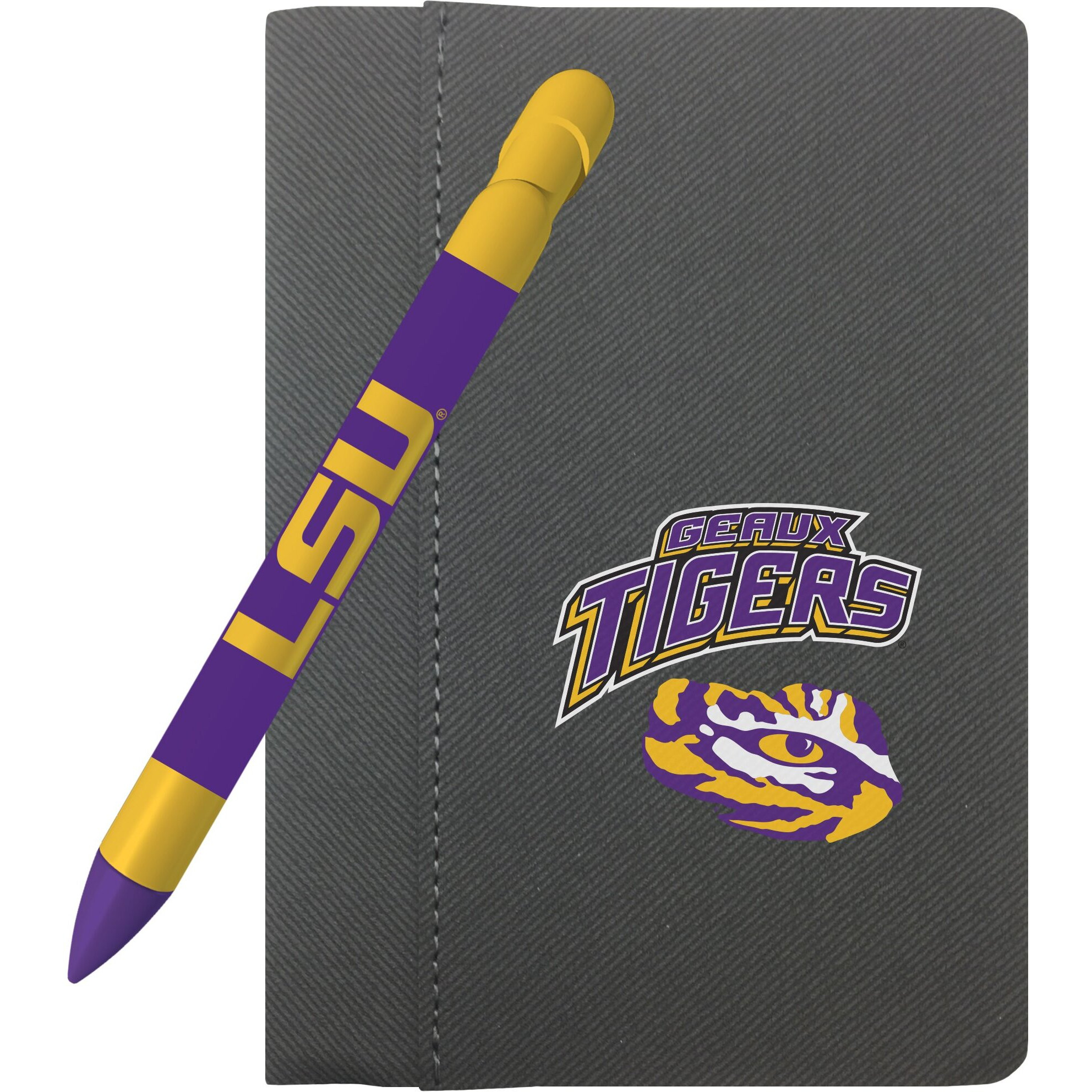 Greeting Pen LSU Tigers 4" x 6" Notebook and 1 Rotating Message Pen Set (1113M)