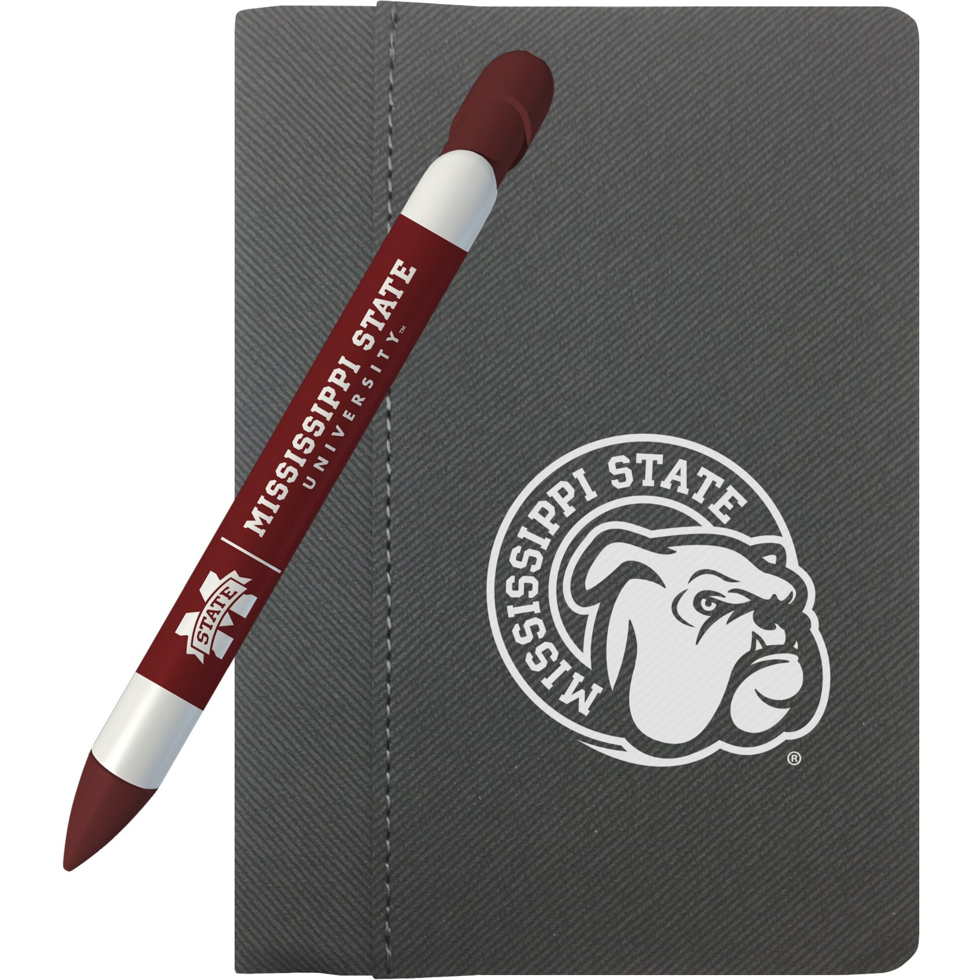 Greeting Pen Mississippi State Bulldogs 4" x 6" Notebook and 1 Rotating Message Pen Set (1136M)