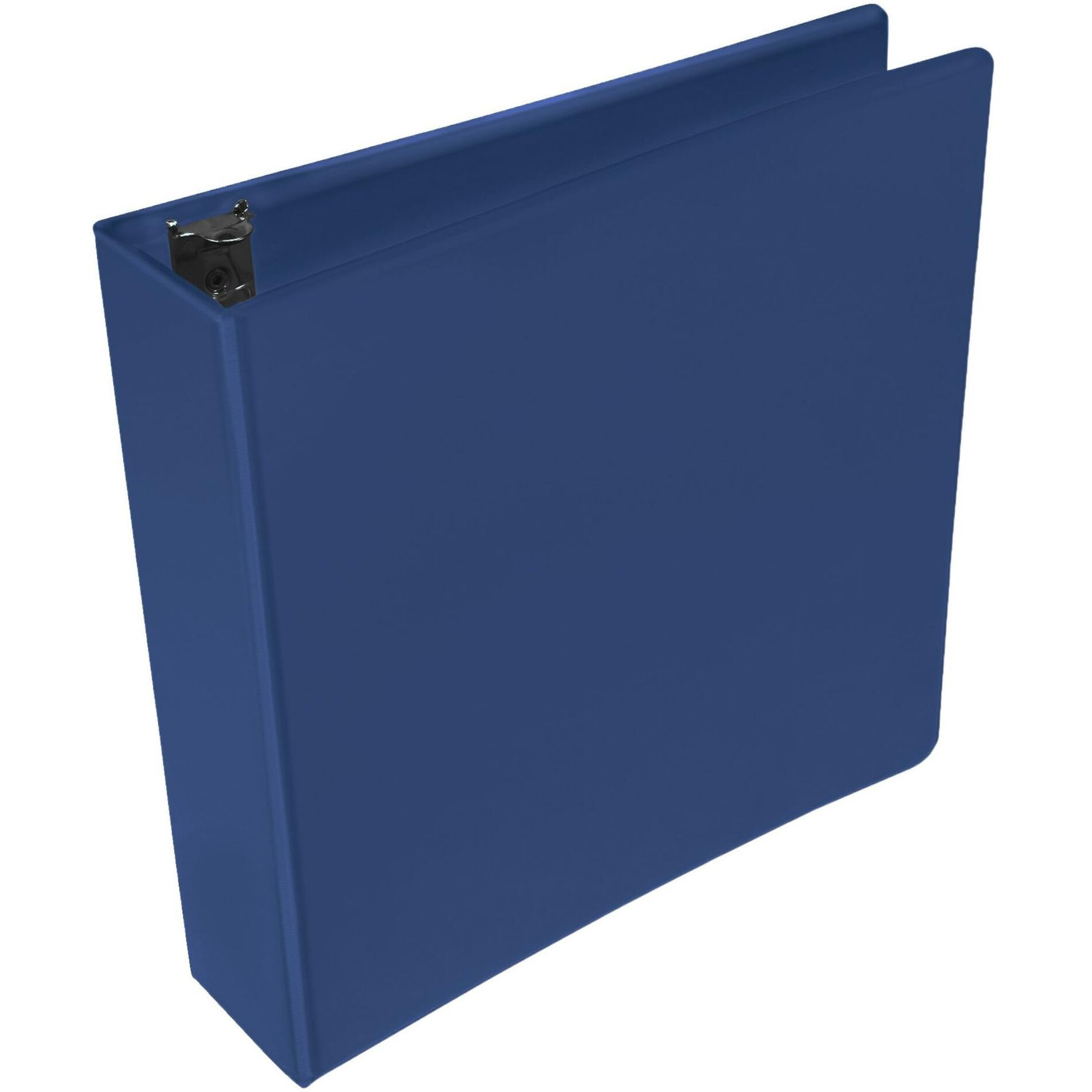 School Smart D Ring View Binder, Polypropylene, 1-1/2 Inches, Blue