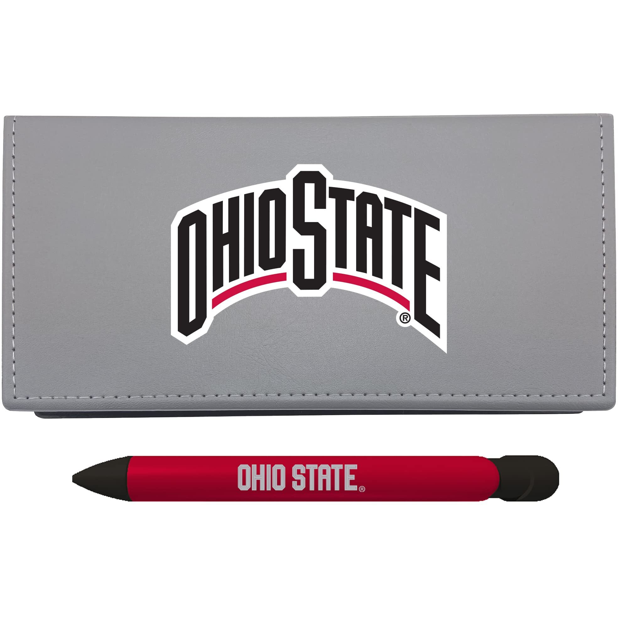 Greeting Pen Ohio State Sticky Note Desk Set with Rotating Message Pen (2243)