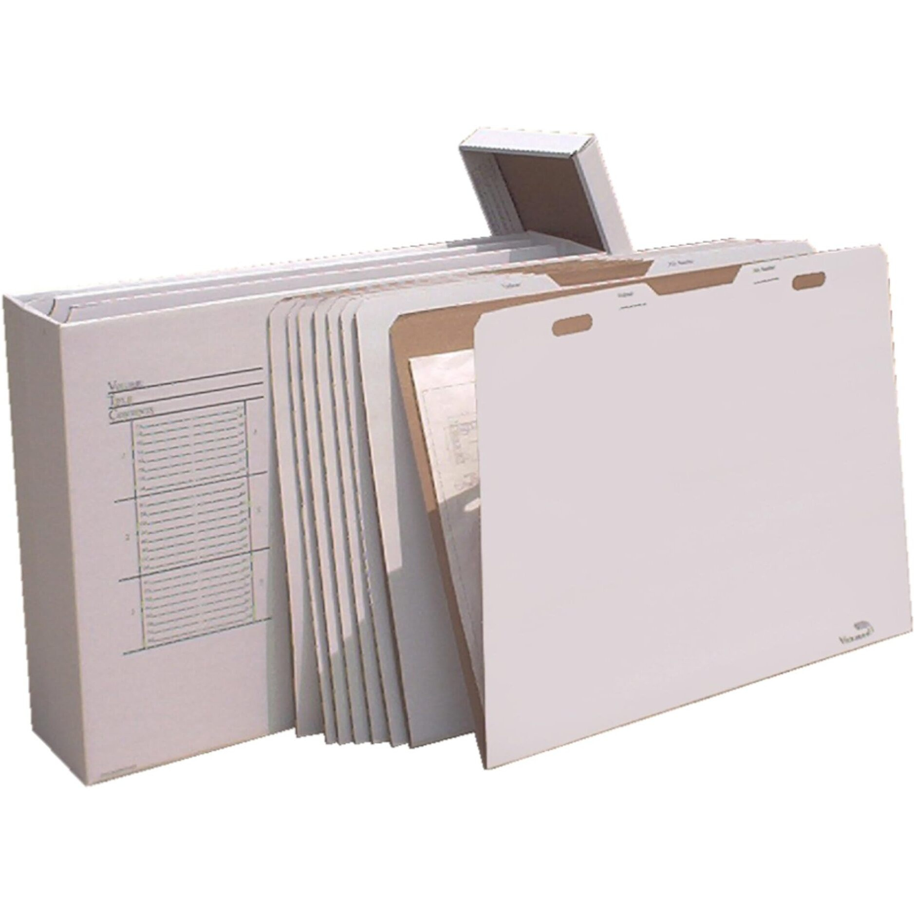 AOS Vertical Flat File Organizer - Stores Flat Items up to 30" X 42"