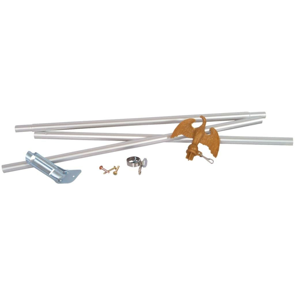 Fox Outdoor 84-012 Flag Pole Set - Silver