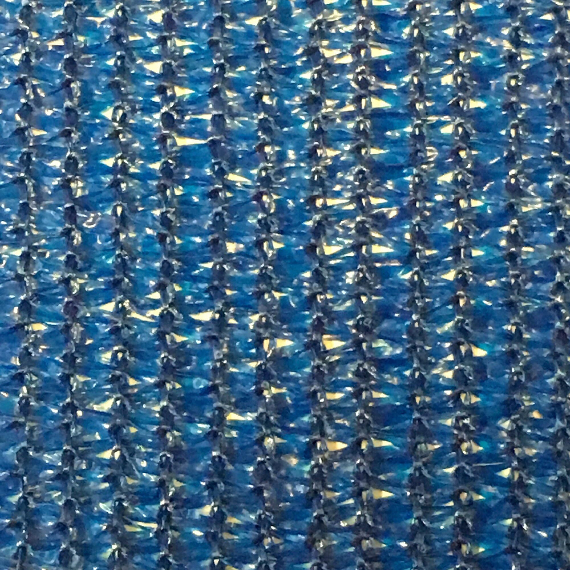 Riverstone Industries PF-615-Blue 5.8 x 15 ft. Knitted Privacy Cloth - Blue
