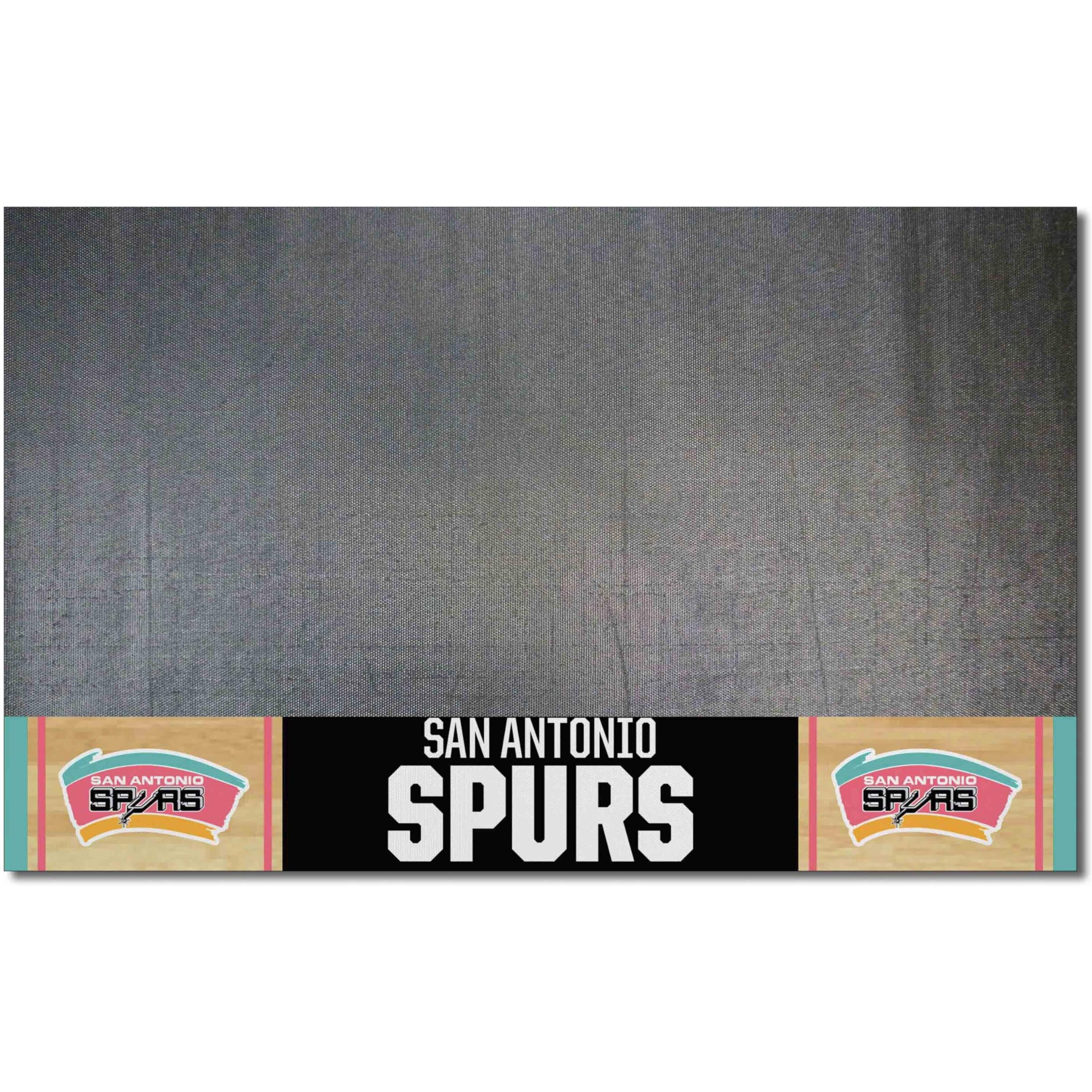 FANMATS 35388 NBA Retro San Antonio Spurs Vinyl Grill Mat - 26in. x 42in.