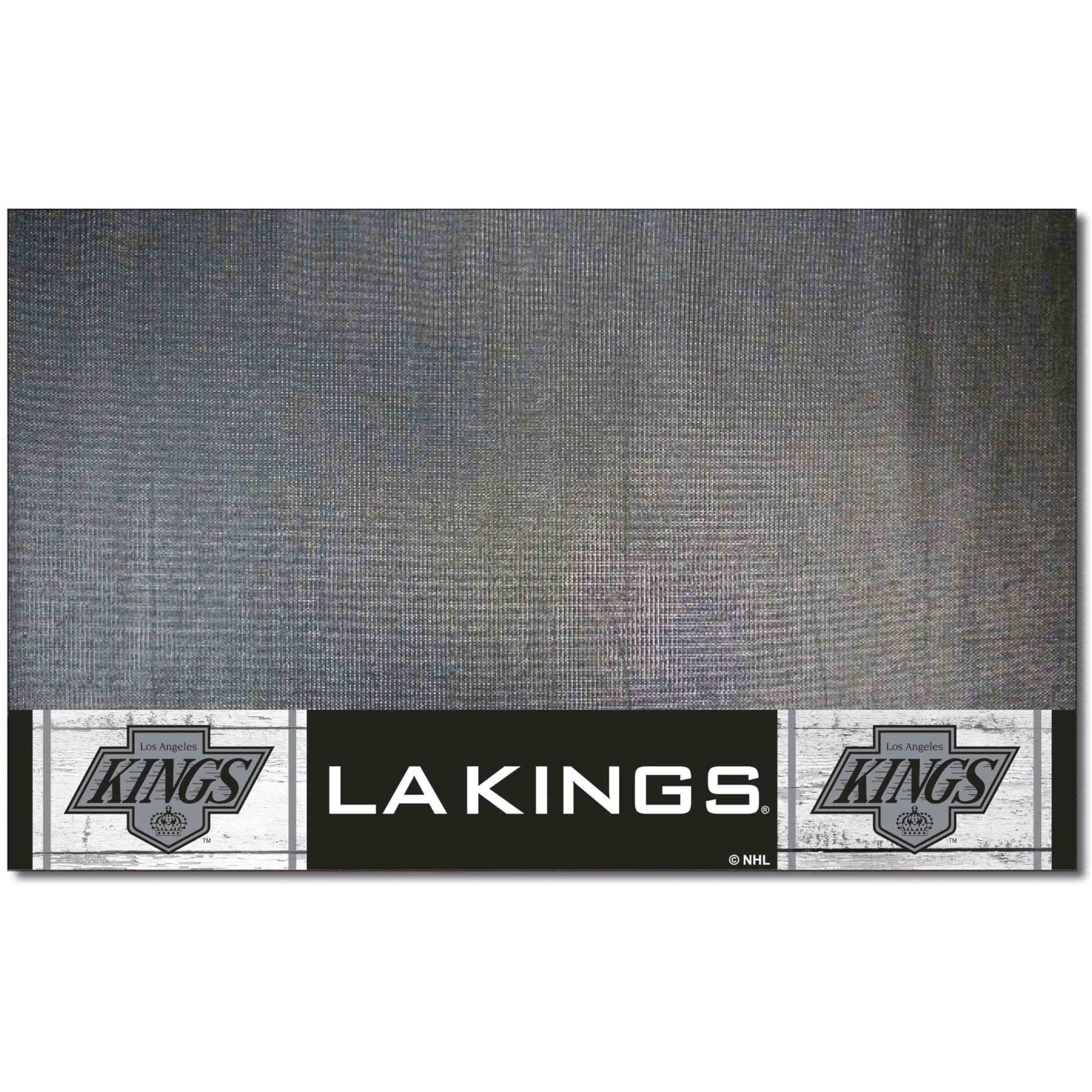 FANMATS 35520 NHL Retro Los Angeles Kings Vinyl Grill Mat - 26in. x 42in.