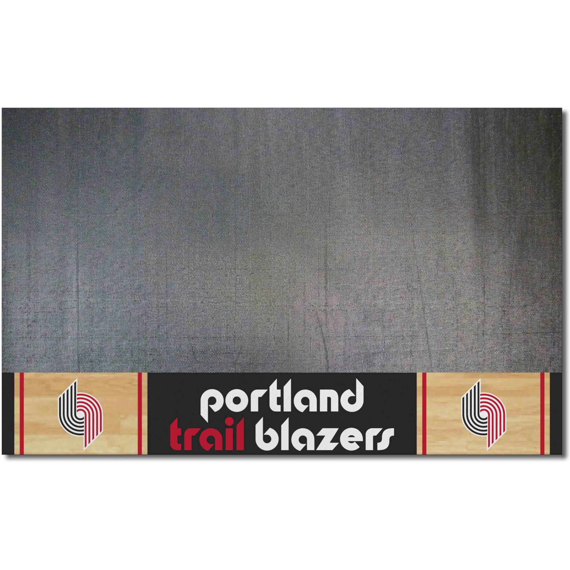 FANMATS 35380 NBA Retro Portland Trail Blazers Vinyl Grill Mat - 26in. x 42in.