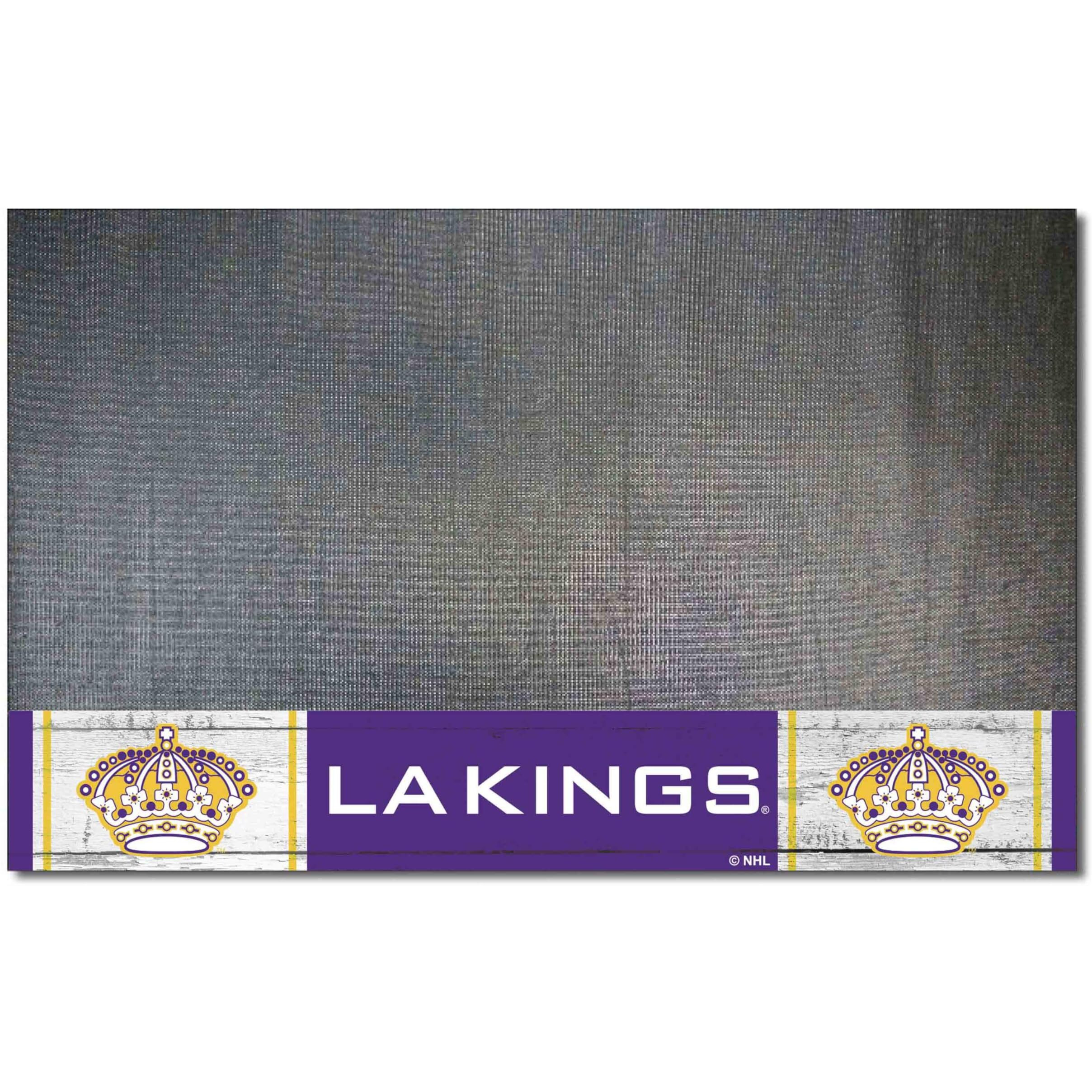FANMATS 35513 NHL Retro Los Angeles Kings Vinyl Grill Mat - 26in. x 42in.