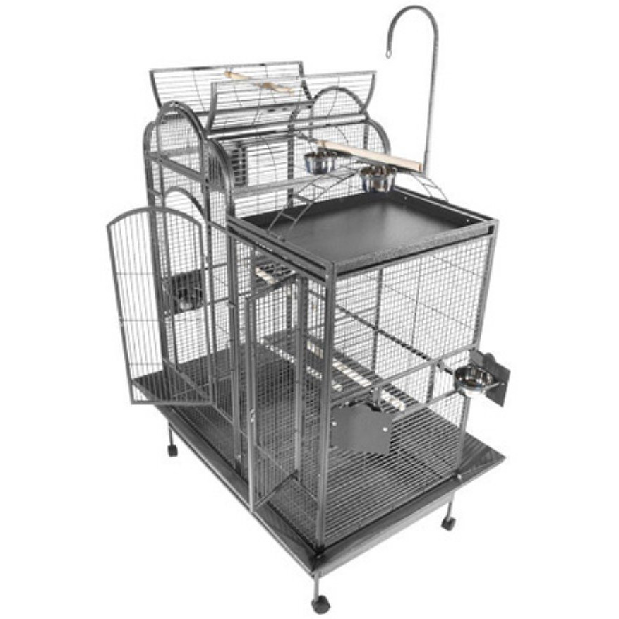 A&E Cage PC-4226D Platinum Split Level House Bird Cage, 42" x 26"
