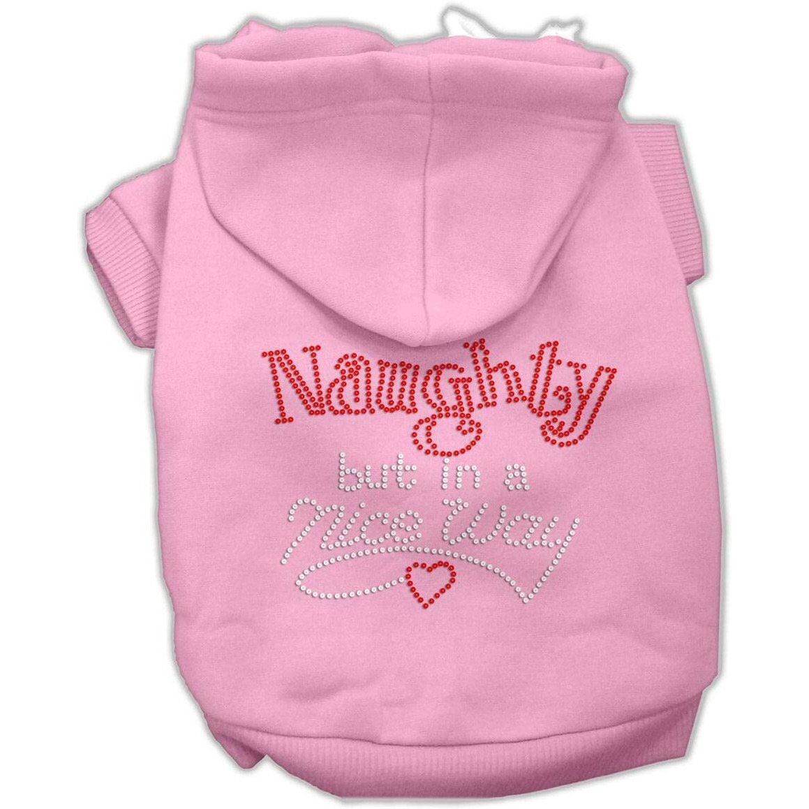 Mirage Pet Product Naughty But Nice Hoodies Pink XL (16)
