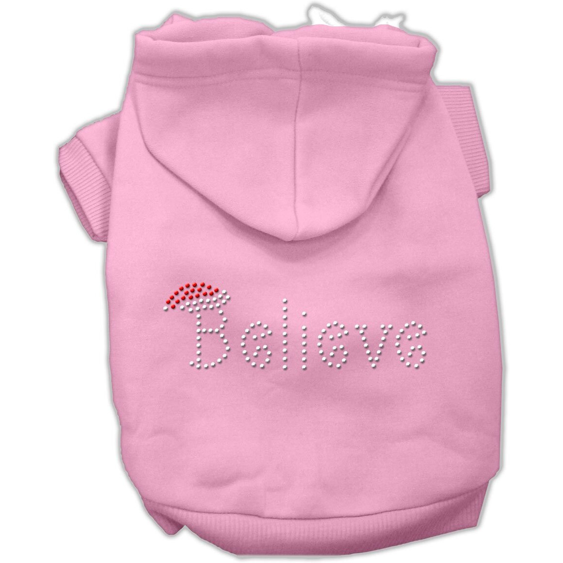 Mirage Pet Products Believe Hoodies Pink XL