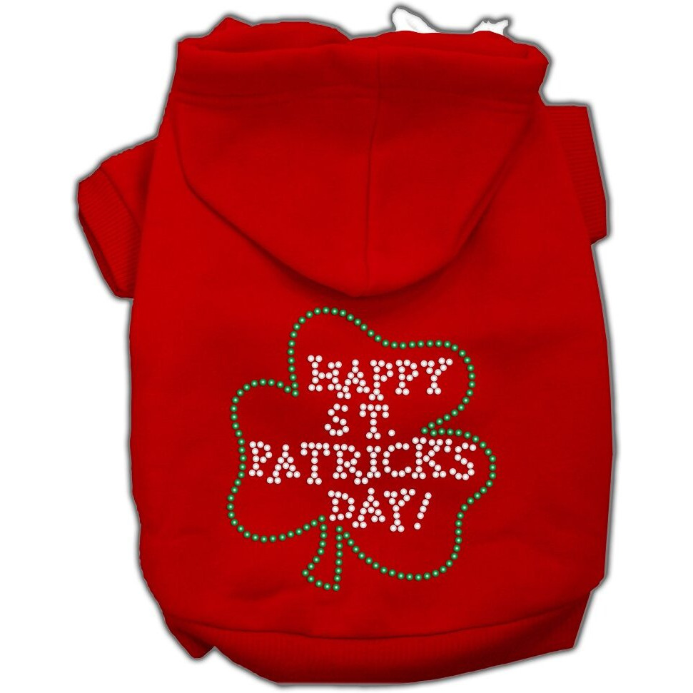 Happy St. Patrick's Day Hoodies Red XS (8)