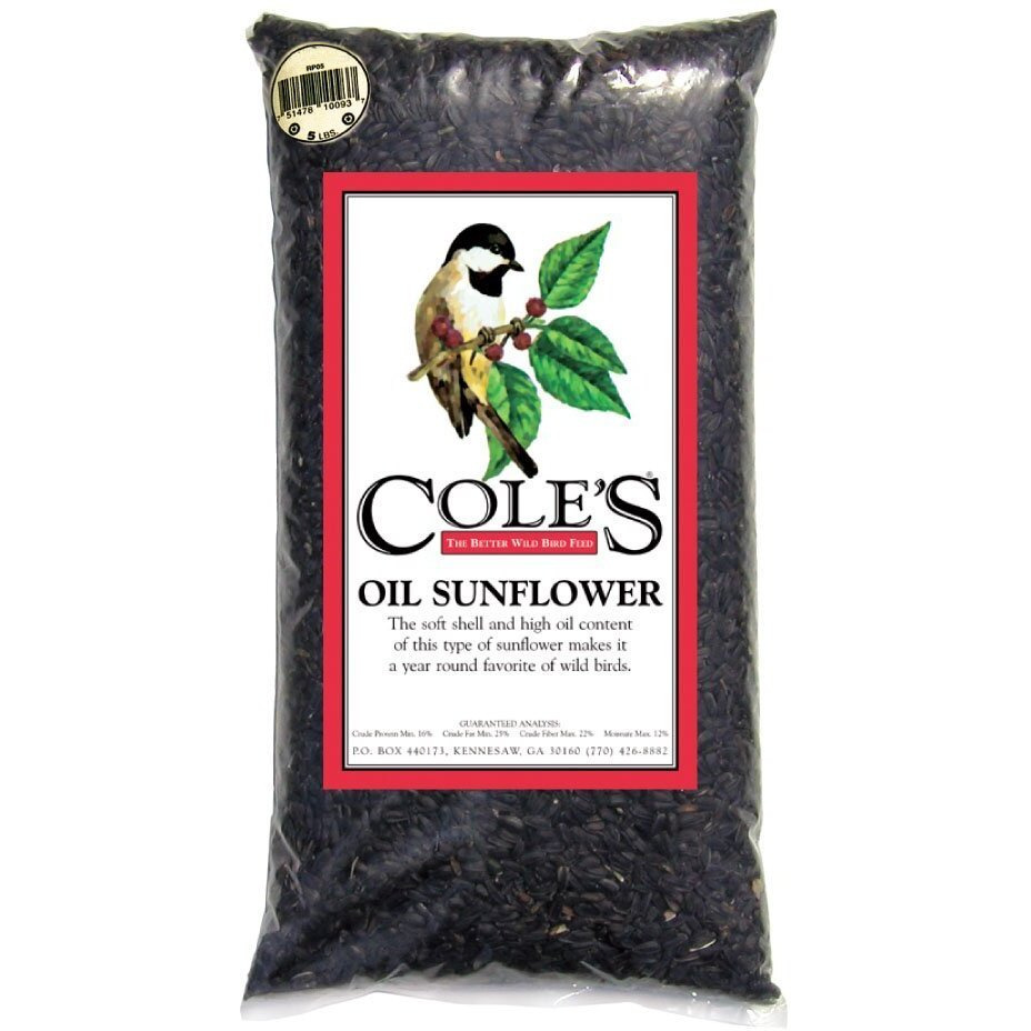 Cole's Assorted Species Wild Bird Food Black Oil Sunflower 8 lb.