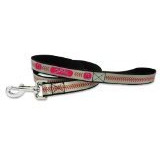 MLB Reflective Baseball Leash Size Large (1" W x 60" L), MLB Team Anaheim Angels