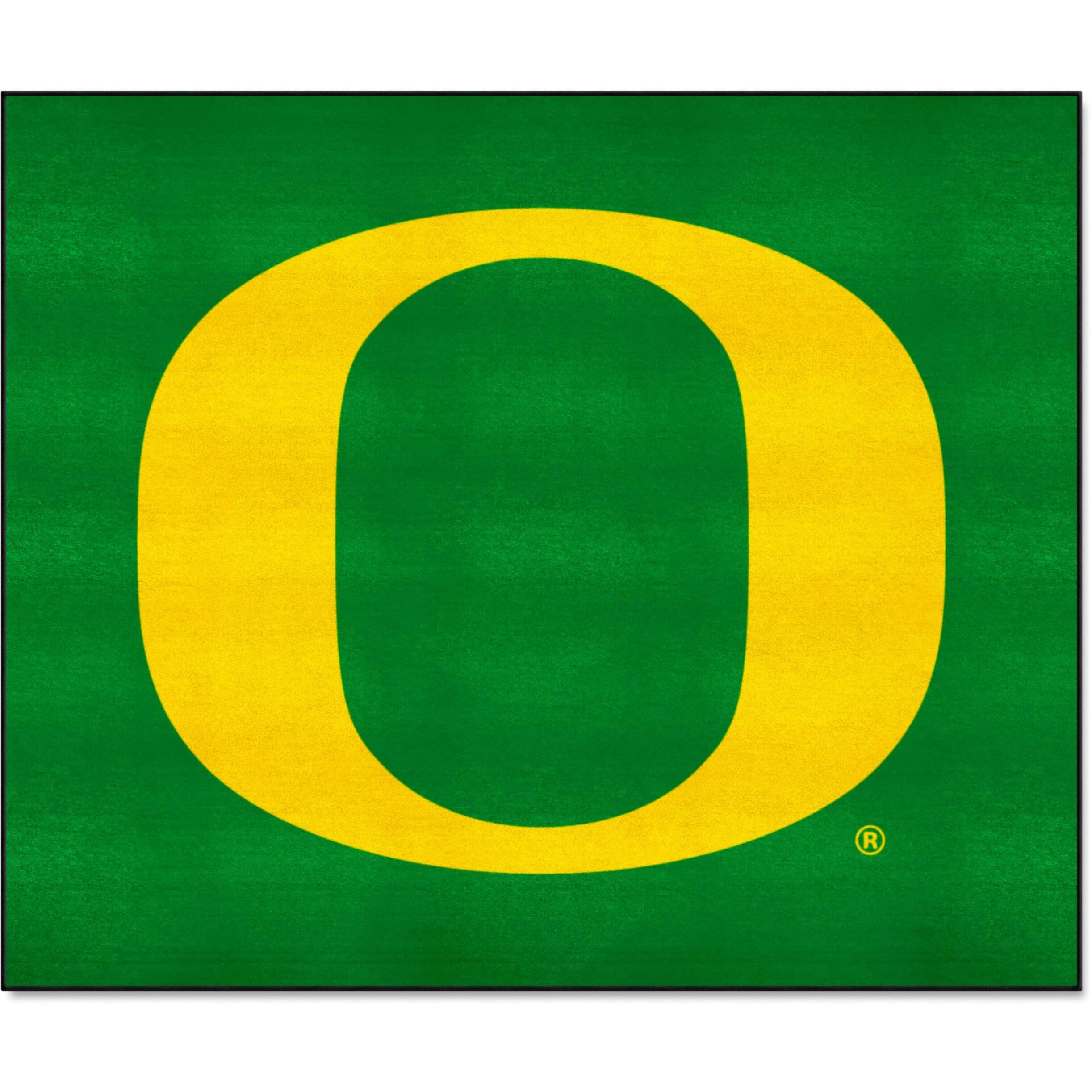 FANMATS 2367 Oregon Ducks Tailgater Rug - 5ft. x 6ft. Sports Fan Area Rug, Home Decor Rug and Tailgating Mat