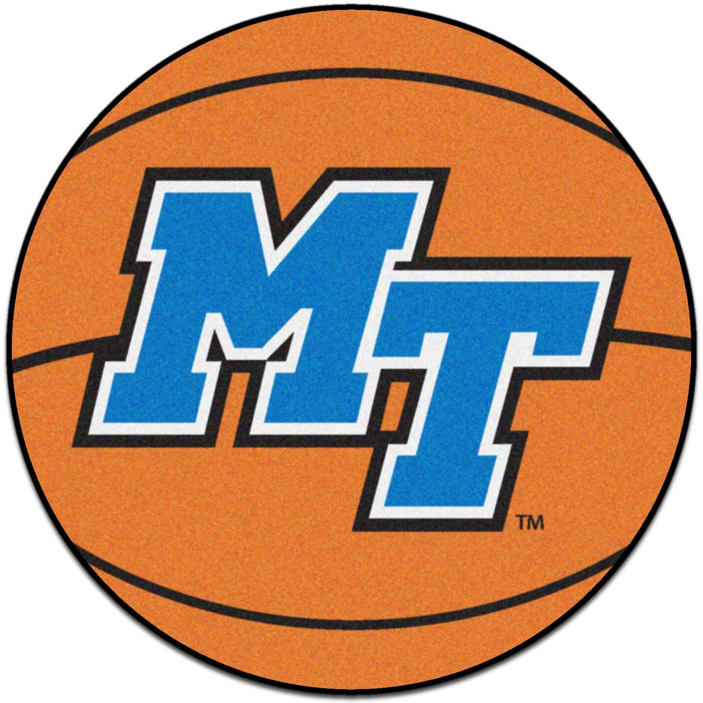 Fanmats Middle Tennessee State University Basketball Rug