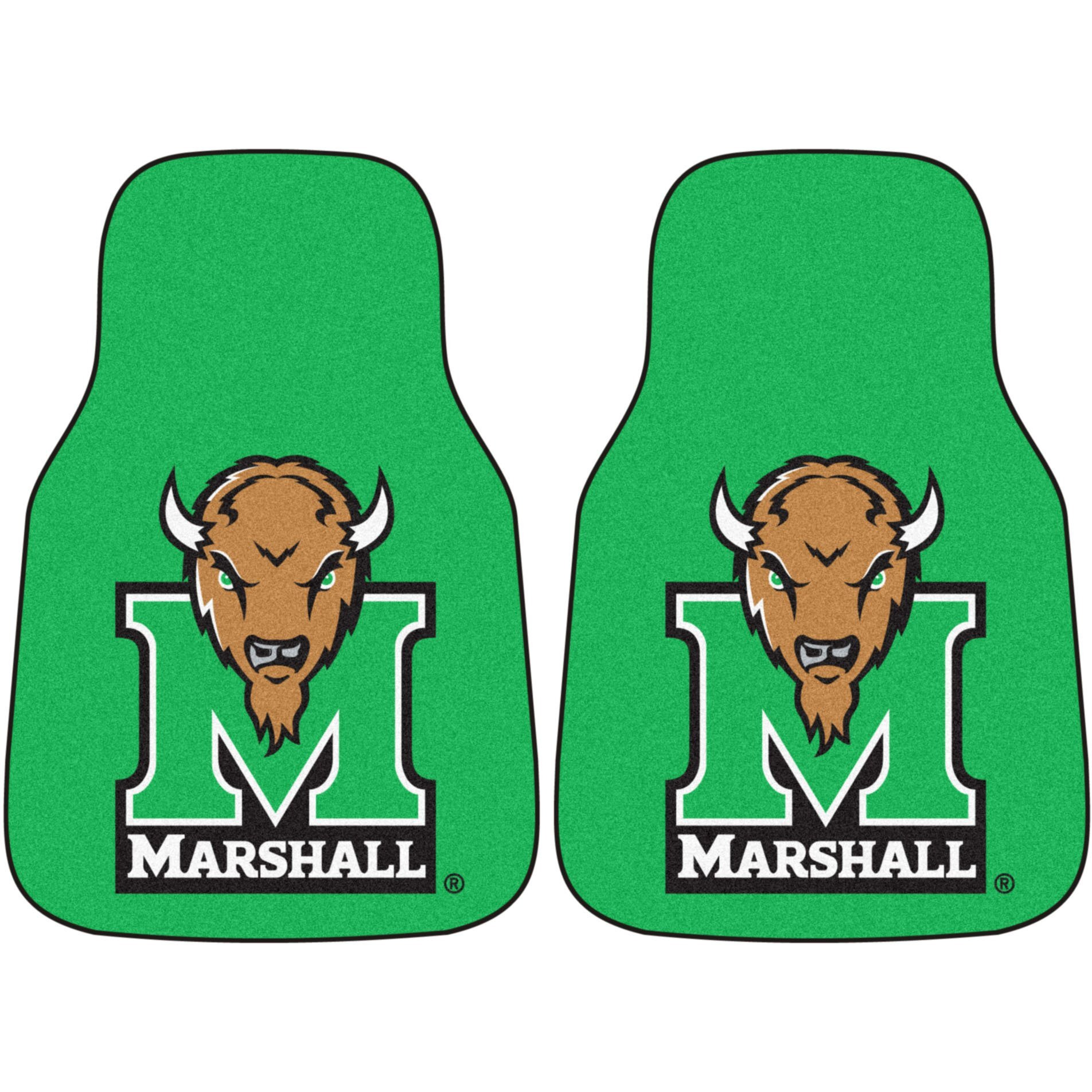 Marshall University 2 Piece Front Car Mats