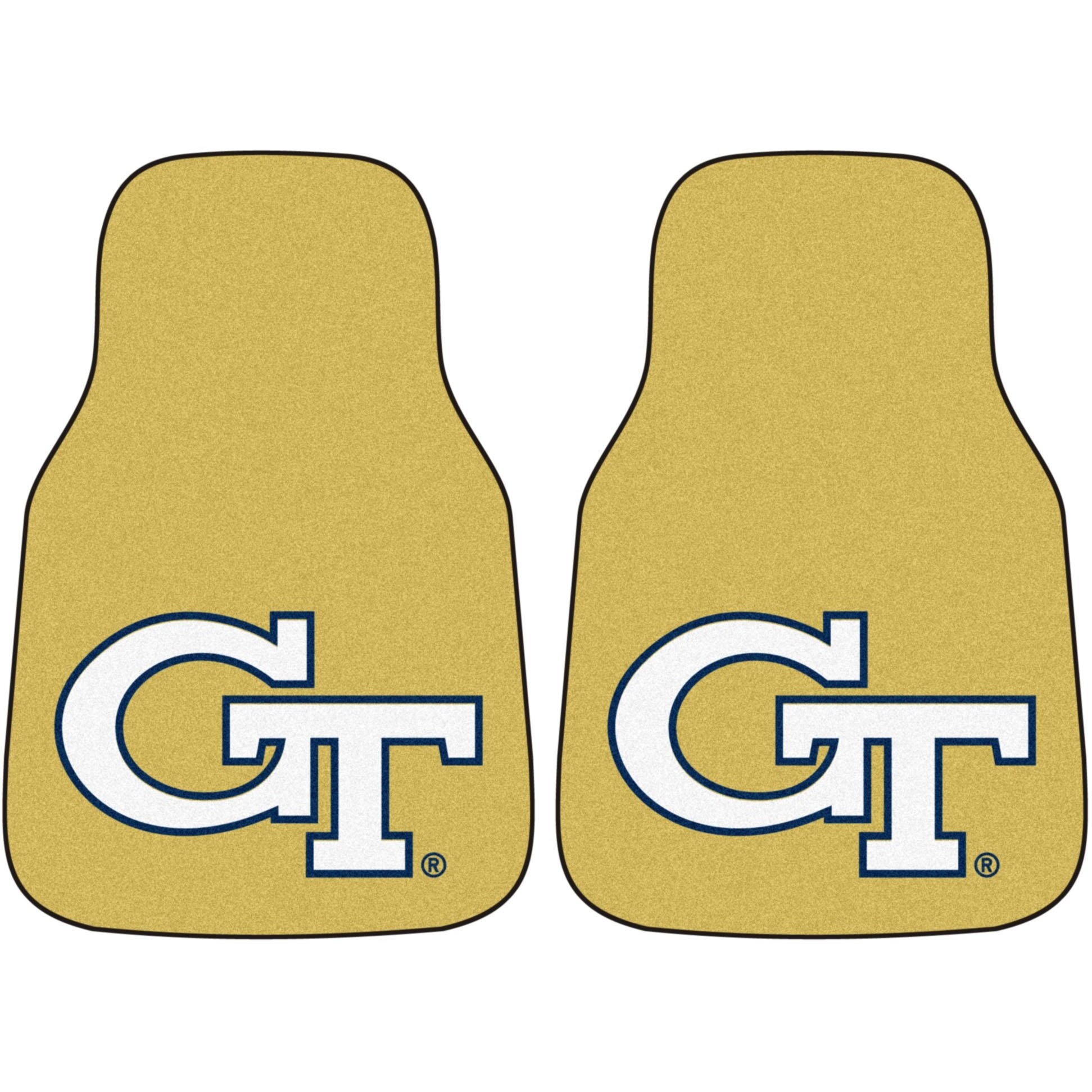 Fanmats Georgia Tech Yellow Jackets Carpeted Car Mats