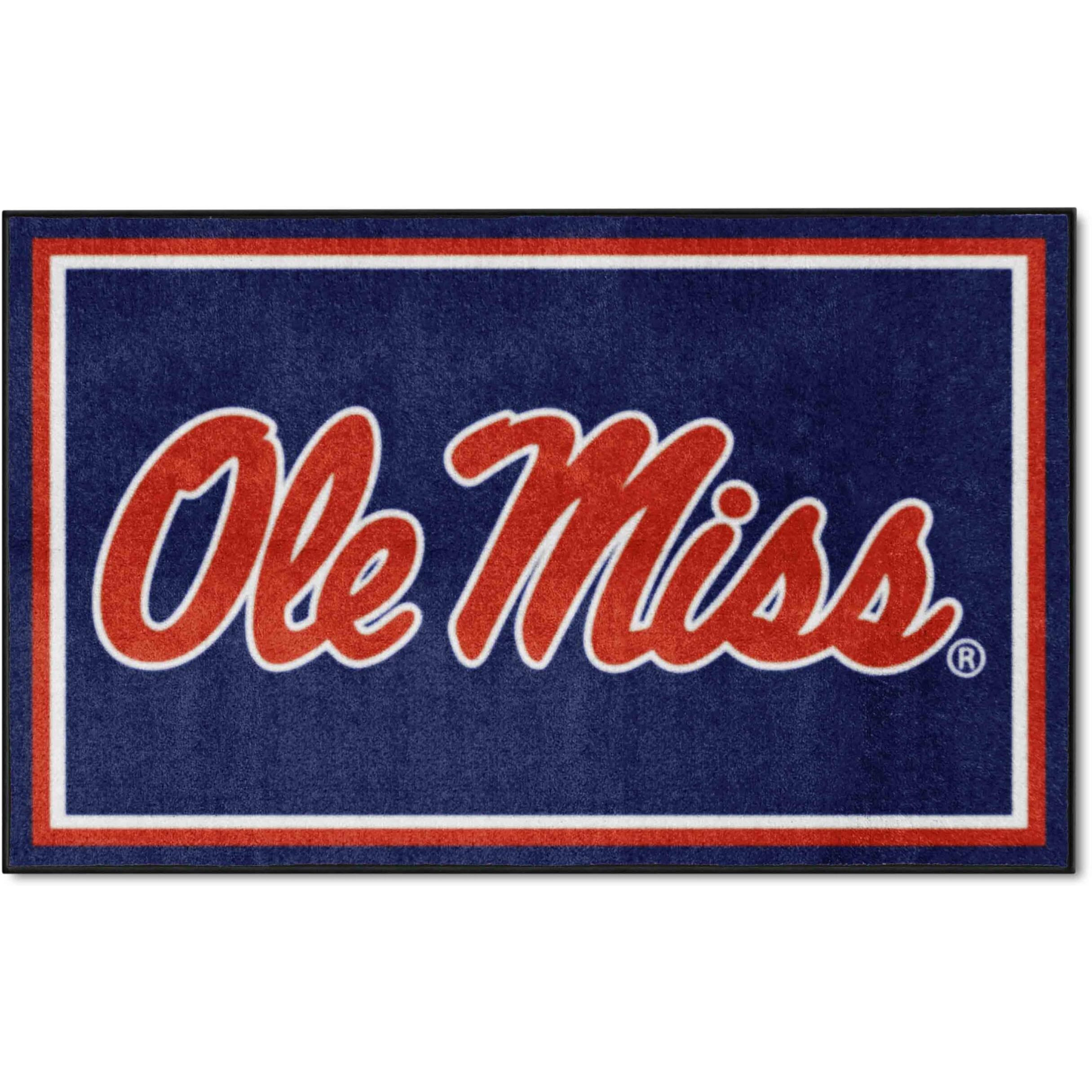 FANMATS 6838 Team Color 44" x 71" Rug (Ole Miss)