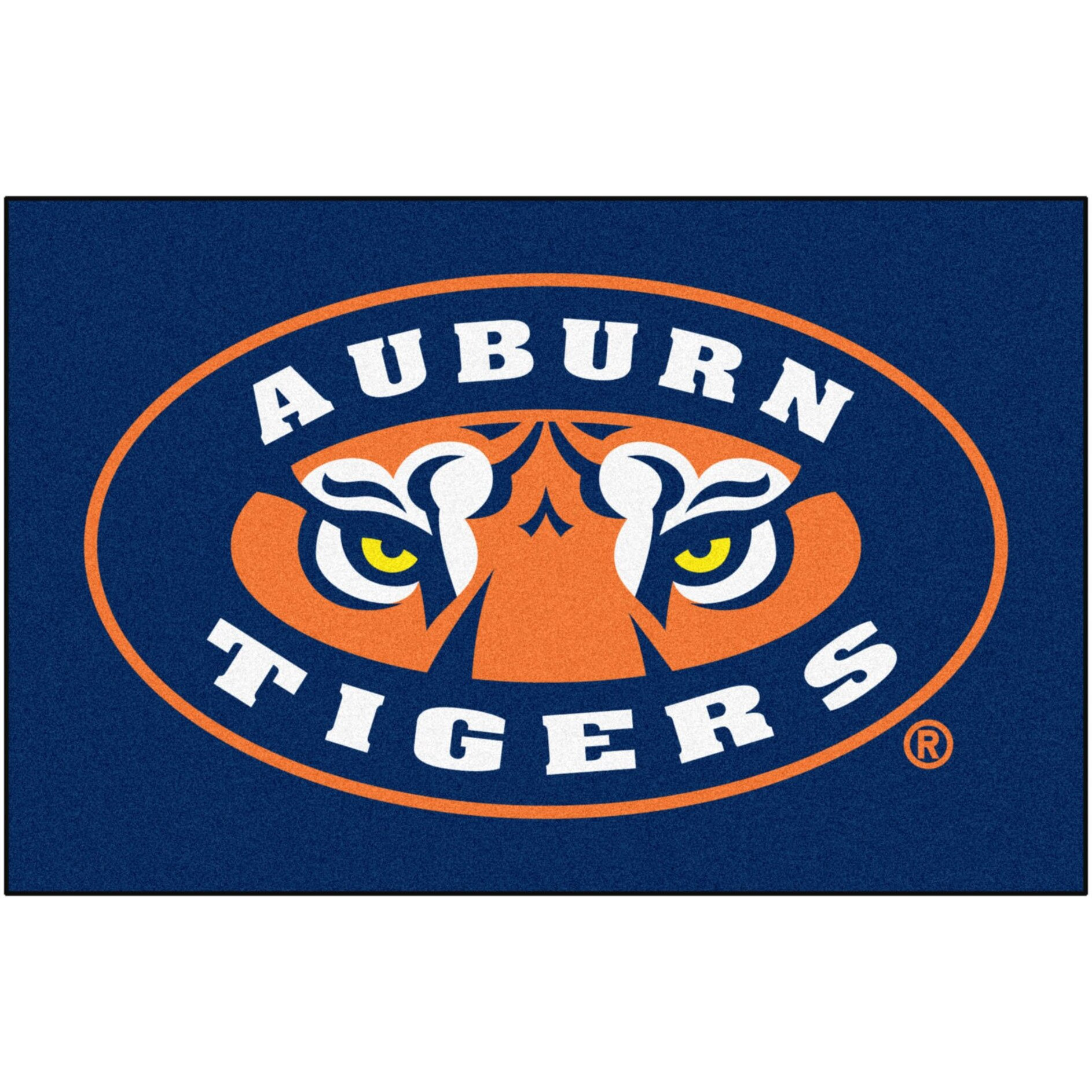 Fanmats NCAA Novelty Starter Mat Size 1'8" x 2'6", NCAA Team Auburn Tigers