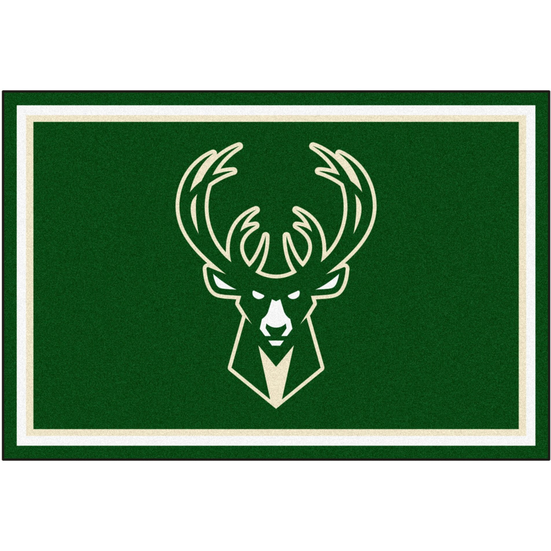 Fanmats NBA - Milwaukee Bucks 5 x 8 Rug