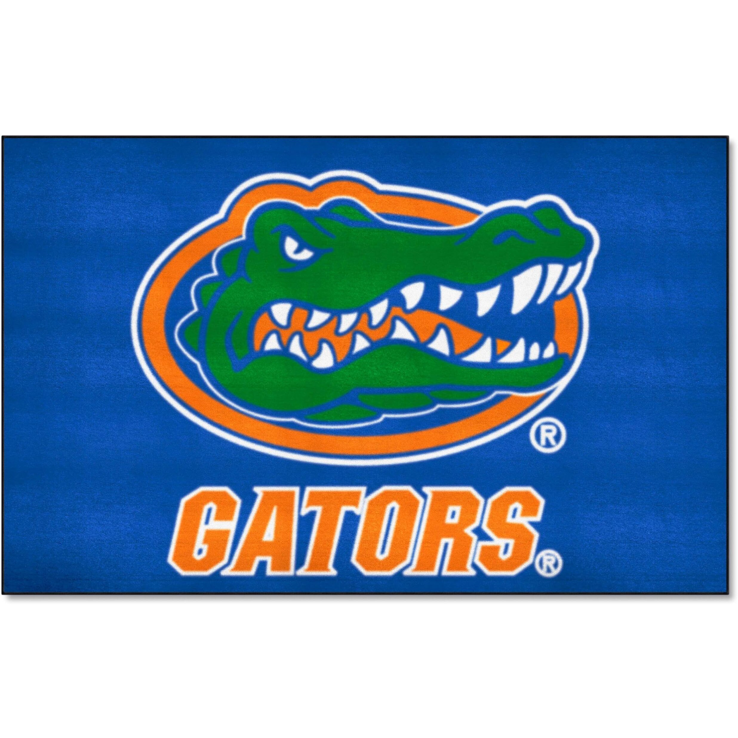 FANMATS 4150 Florida Gators Ulti-Mat Rug - 5ft. x 8ft. | Sports Fan Area Rug, Home Decor Rug and Tailgating Mat - Gator Head Primary Logo