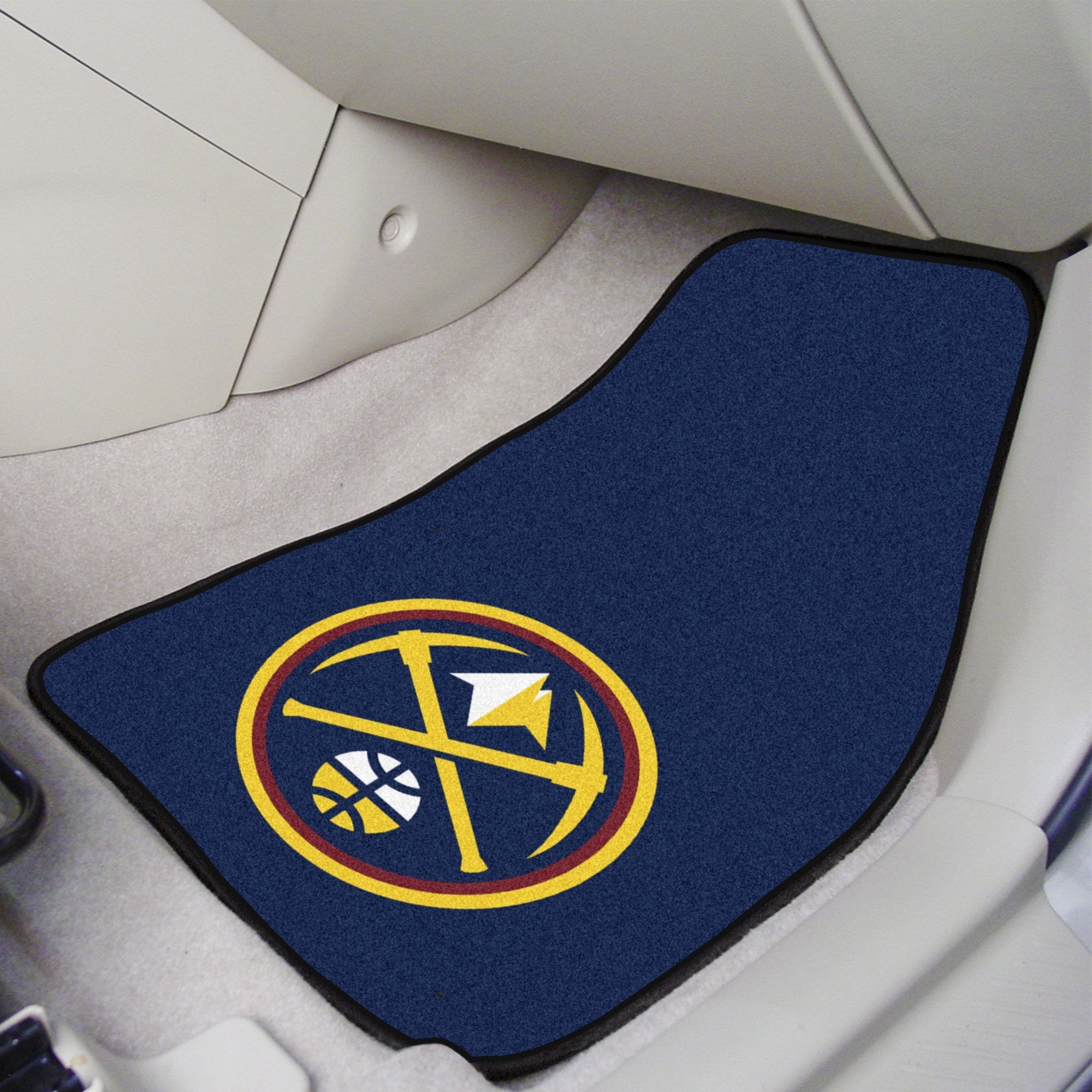 NBA - Denver Nuggets 2 Piece Front Car Mats