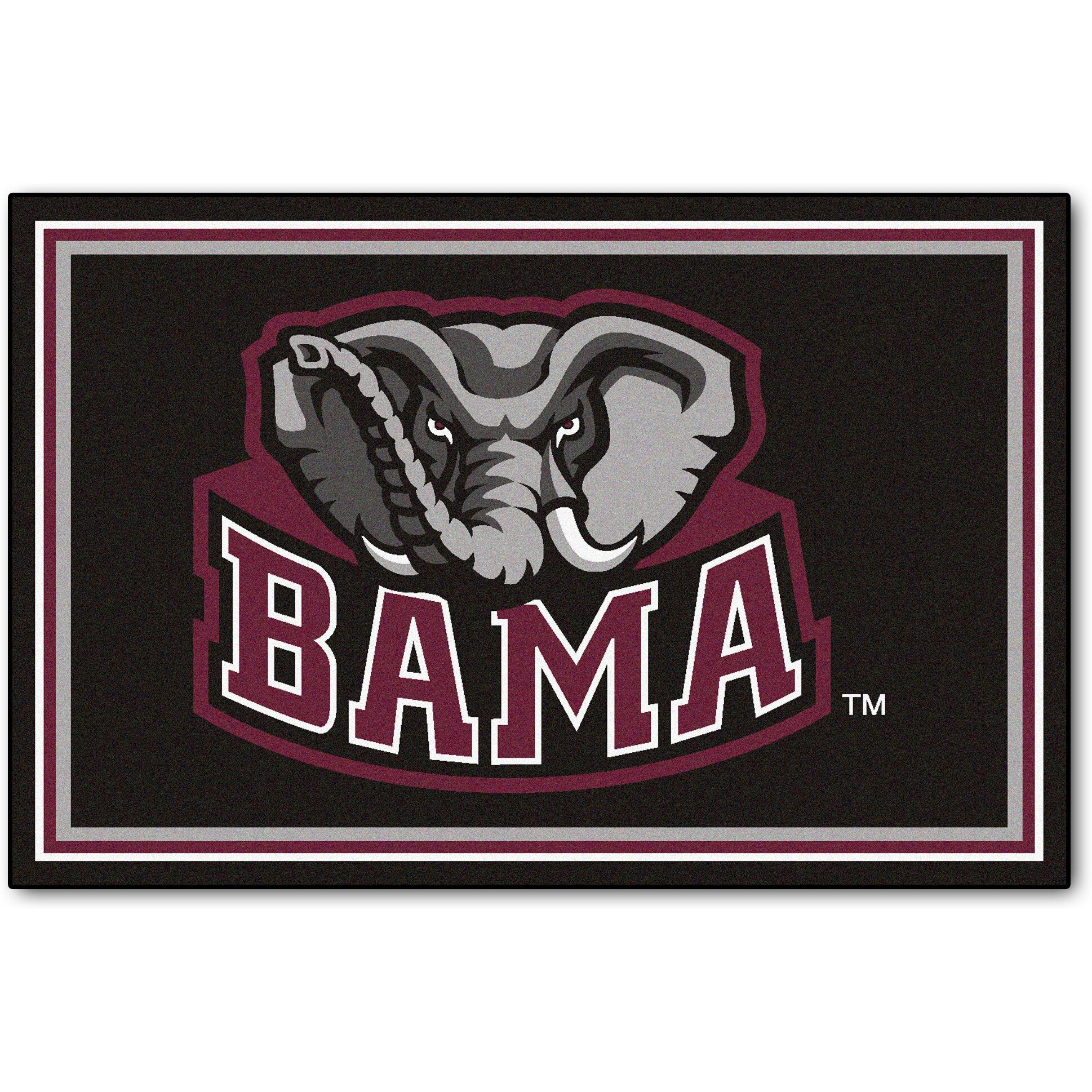 FANMATS Alabama Crimson Tide Rug 5x8