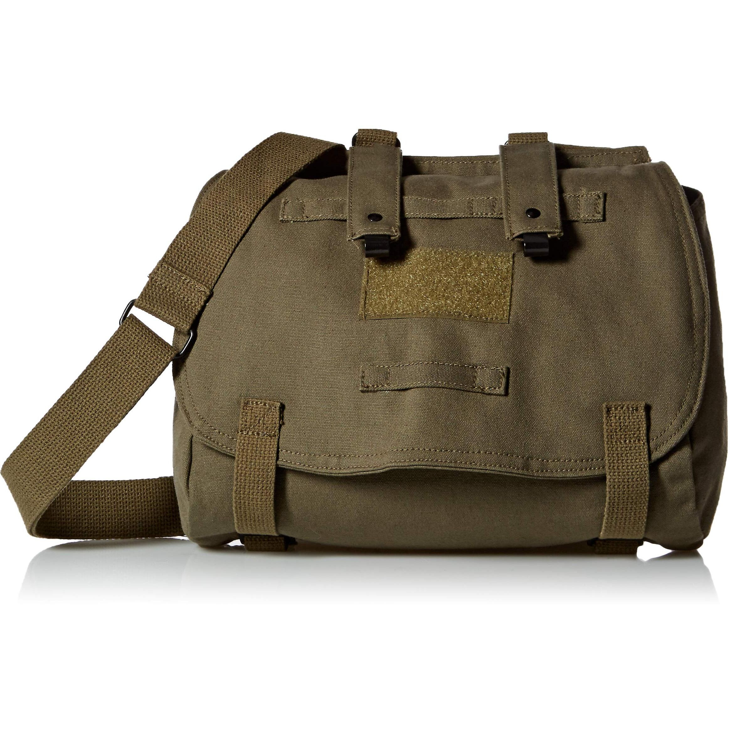 Fox Outdoor Products Retro Hungarian Shoulder Bag, Plain Flap Olive Drab
