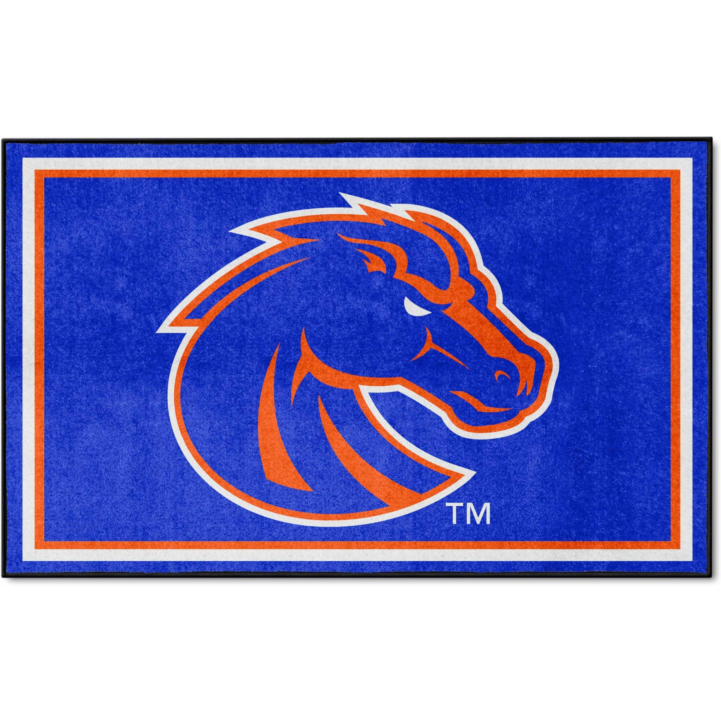 FANMATS 6795 Boise State University 4ft. x 6ft. Plush Area Rug