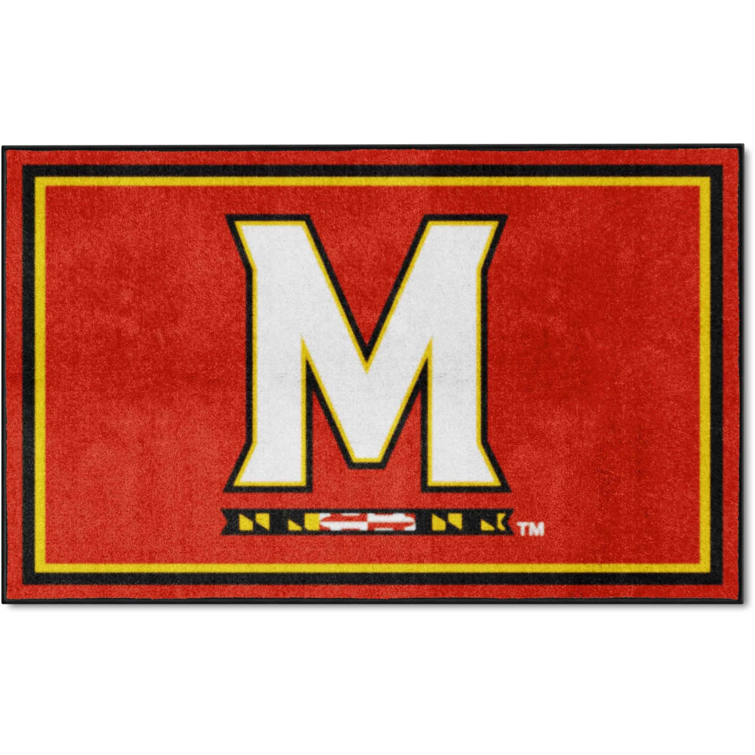FANMATS University of Maryland 4ft. x 6ft. Plush Area Rug