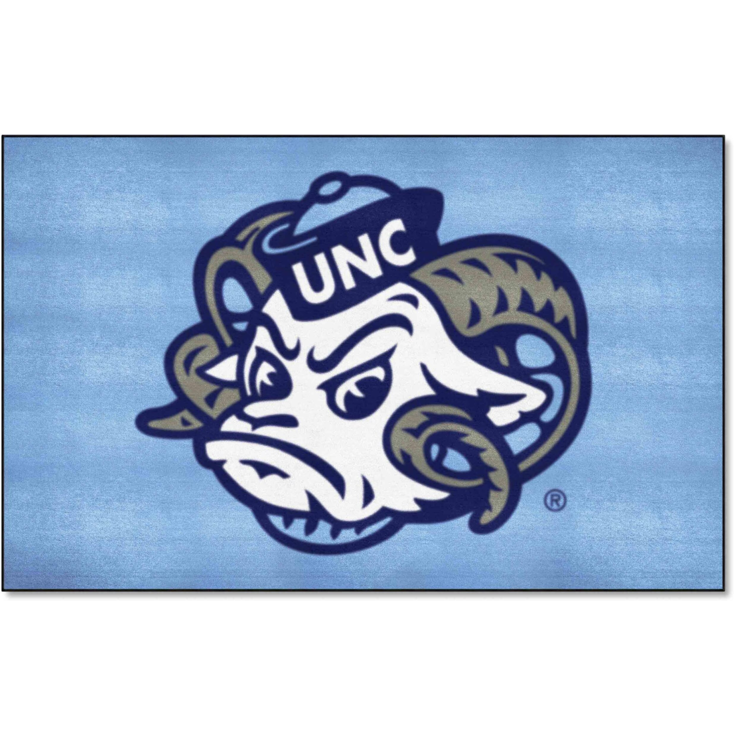 FANMATS 2401 North Carolina Tar Heels Ulti-Mat Rug - 5ft. x 8ft. | Sports Fan Area Rug, Home Decor Rug and Tailgating Mat - &quotRam" Logo
