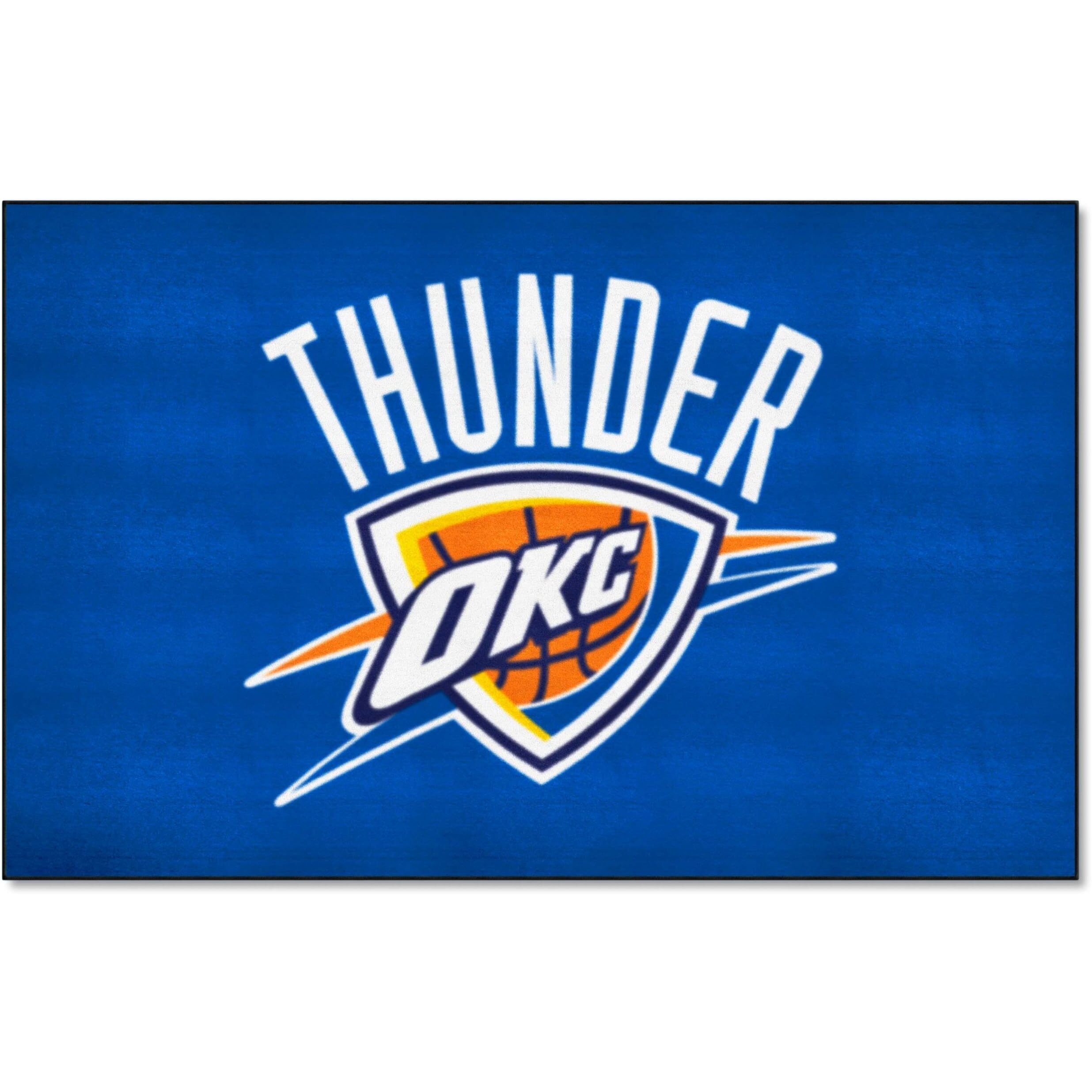 FANMATS 9412 Oklahoma City Thunder Ulti-Mat Rug - 5ft. x 8ft. | Sports Fan Area Rug, Home Decor Rug and Tailgating Mat
