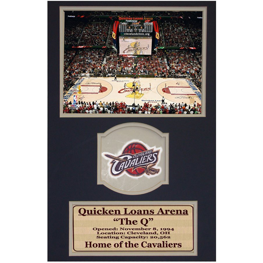 Encore Select 192-29 NBA Cleveland Cavaliers Framed Sports Memorabilia with Commemorative Patch and Custom Statistic Plaque, 12-Inch by 18-Inch