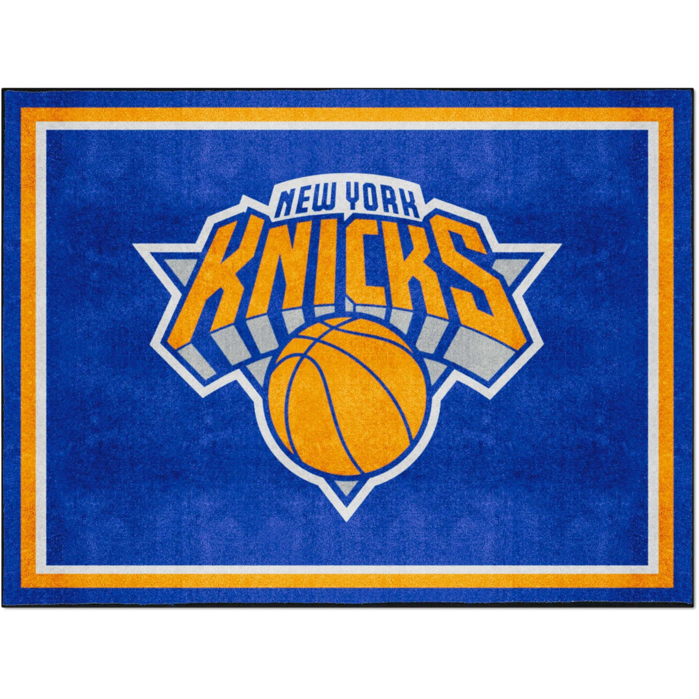 FANMATS 17461 NBA New York Knicks Rug, team color, &quot87"" x 117"""