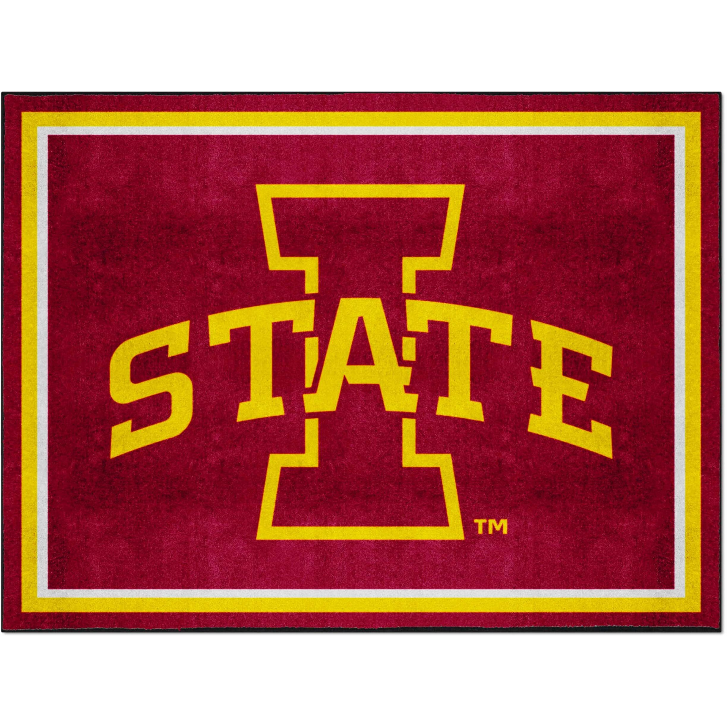 FANMATS 19241 Iowa State University Rug, Team Color, 87" x 117"