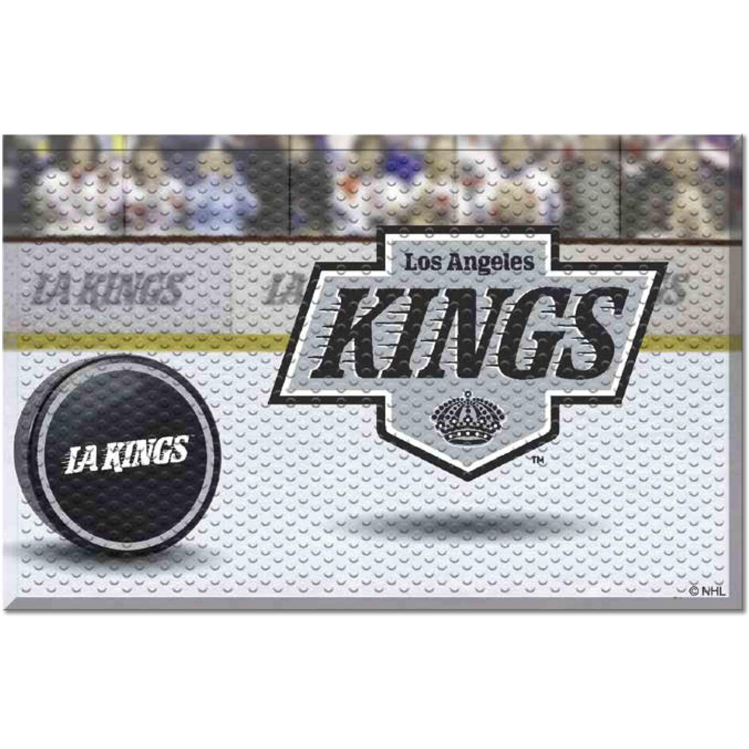 FANMATS 19148 Los Angeles Kings Rubber Scraper Door Mat