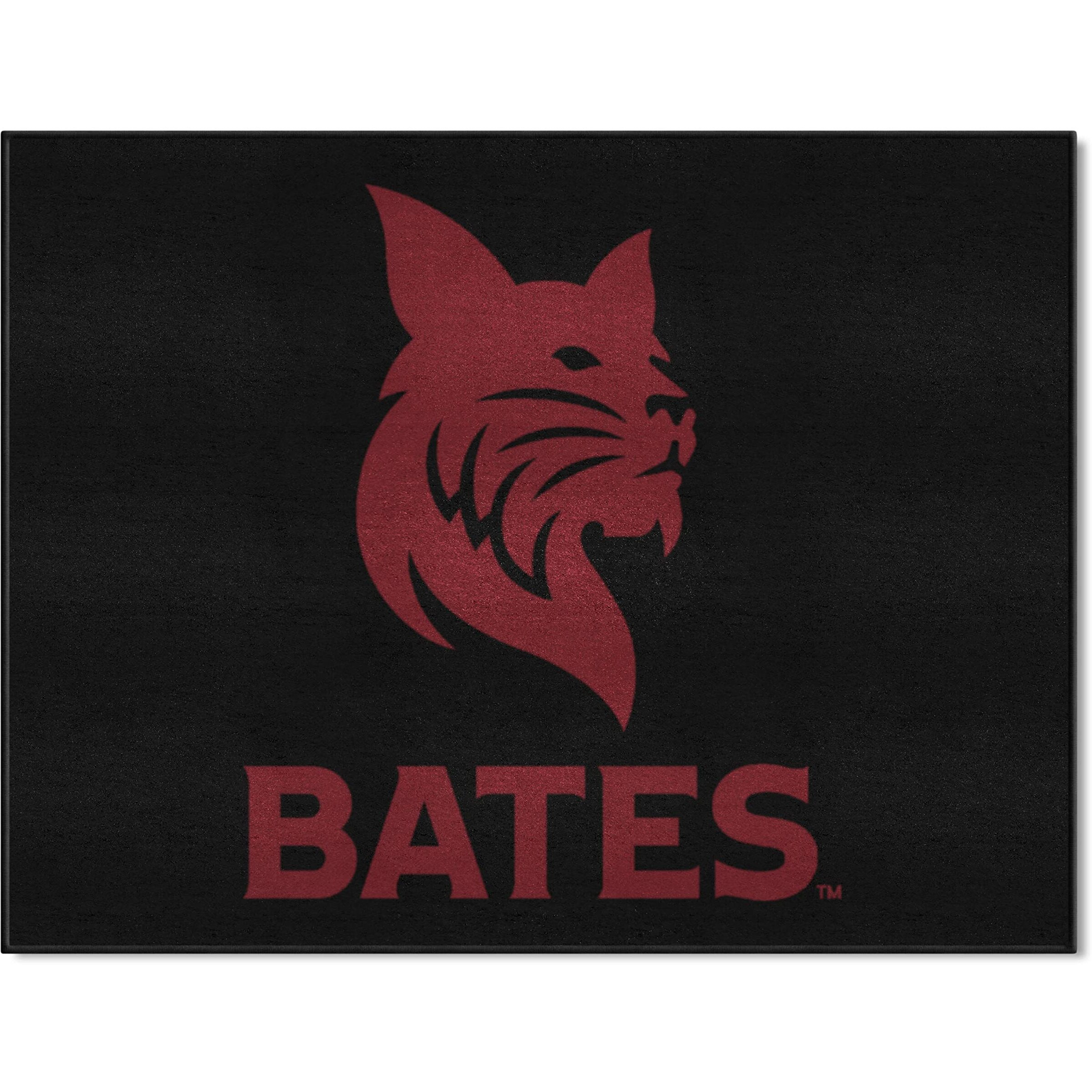 FANMATS 21430 Bates College Bobcats All-Star Rug - 34 in. x 42.5 in. Sports Fan Area Rug, Home Decor Rug and Tailgating Mat