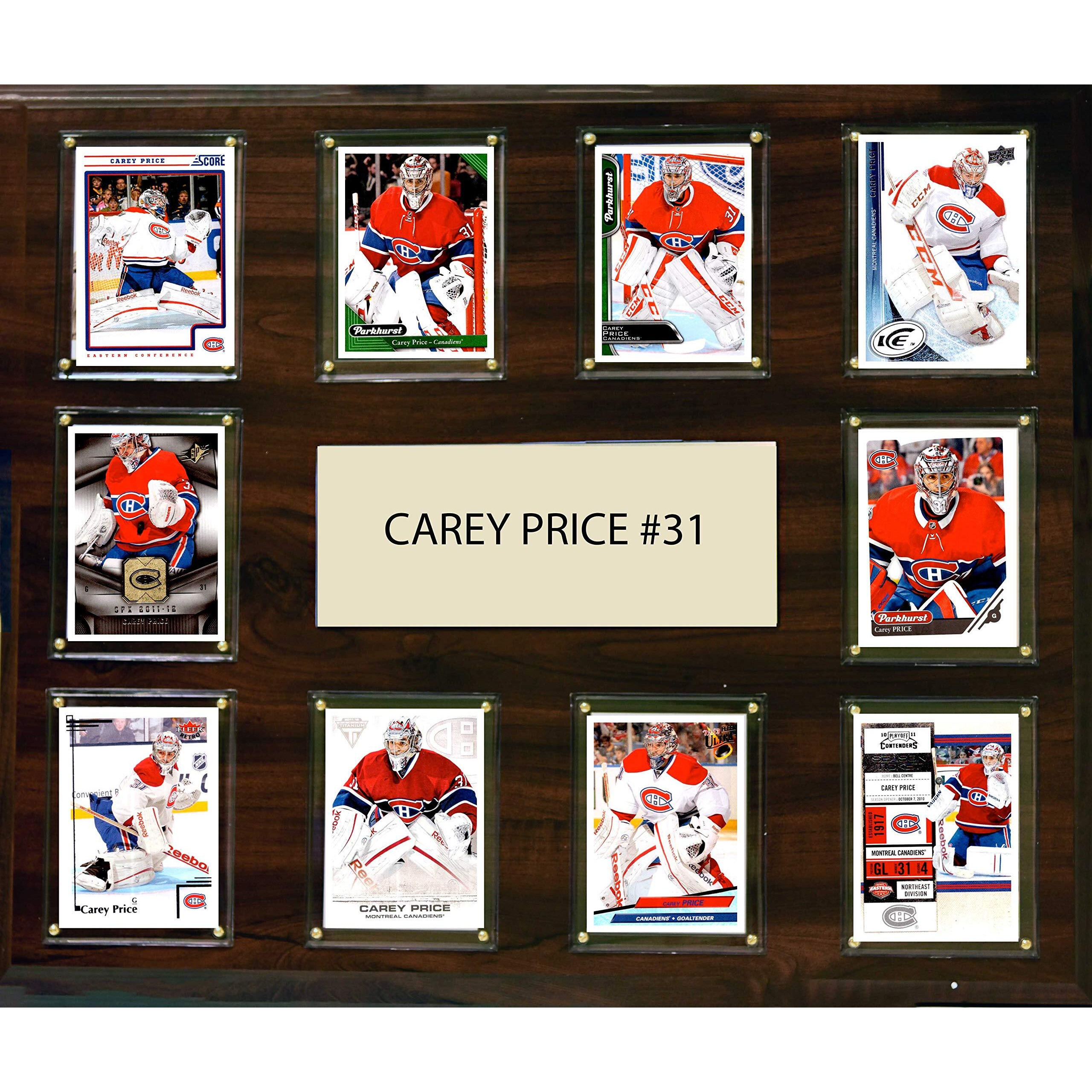 C & I Collectibles NHL 15&quotx18" Carey Price Montreal Canadiens Player Plaque