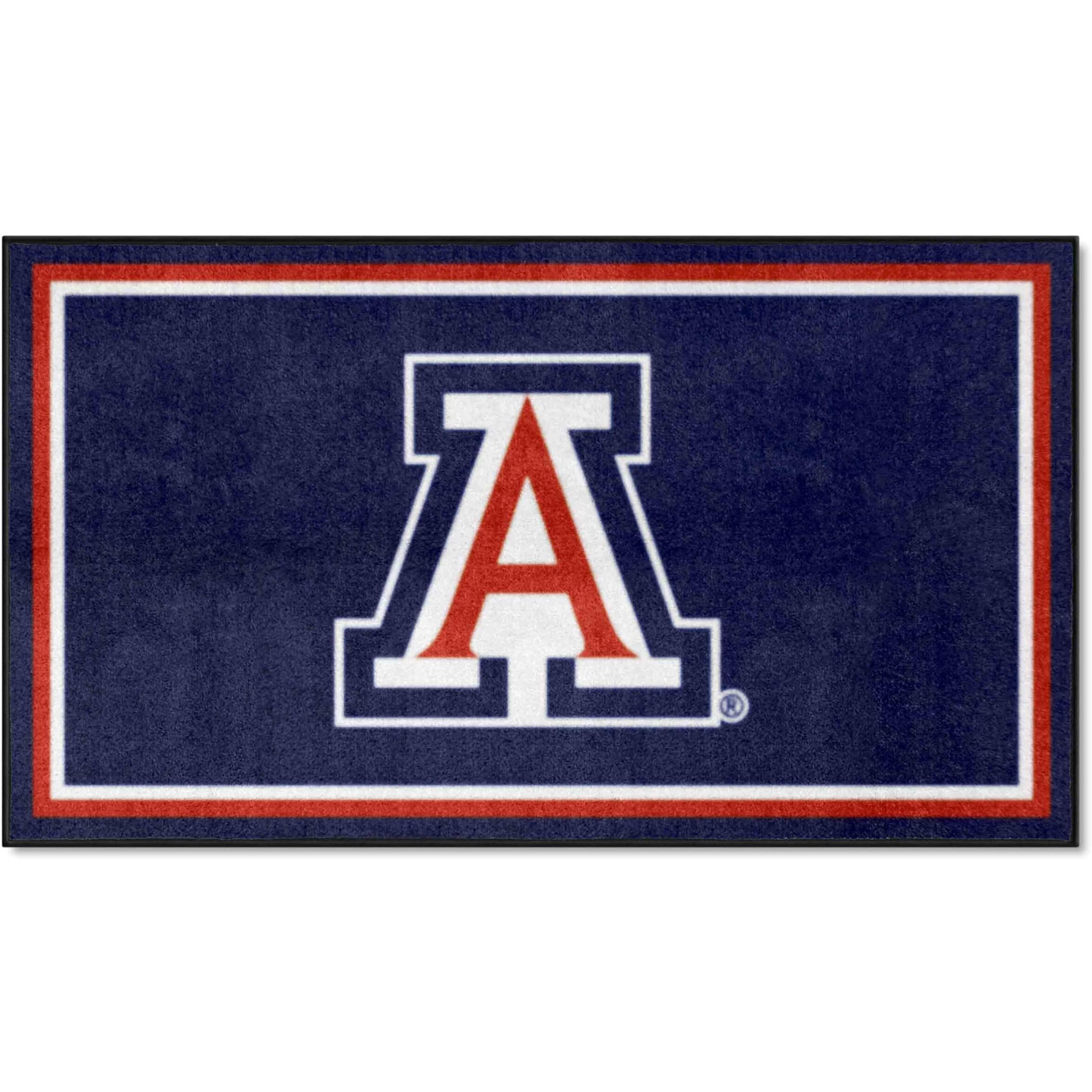 FANMATS 26902 NCAA Arizona Wildcats 3ft. x 5ft. Plush Area Rug | Sports Fan Area Rug, Home Decor Rug and Tailgating Mat