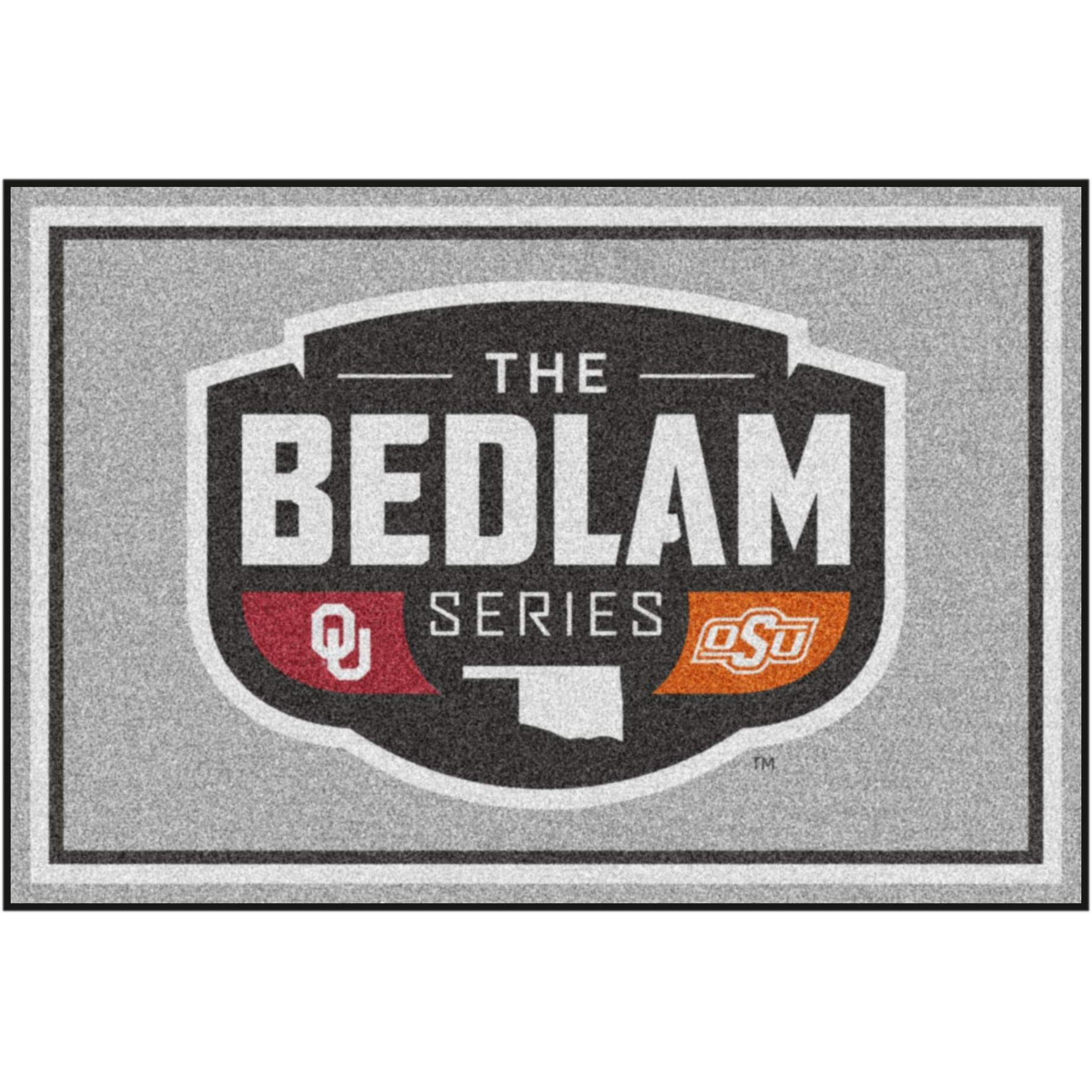 The Bedlam Series - Oklahoma / Oklahoma State 5ft. x 8 ft. Plush Area Rug