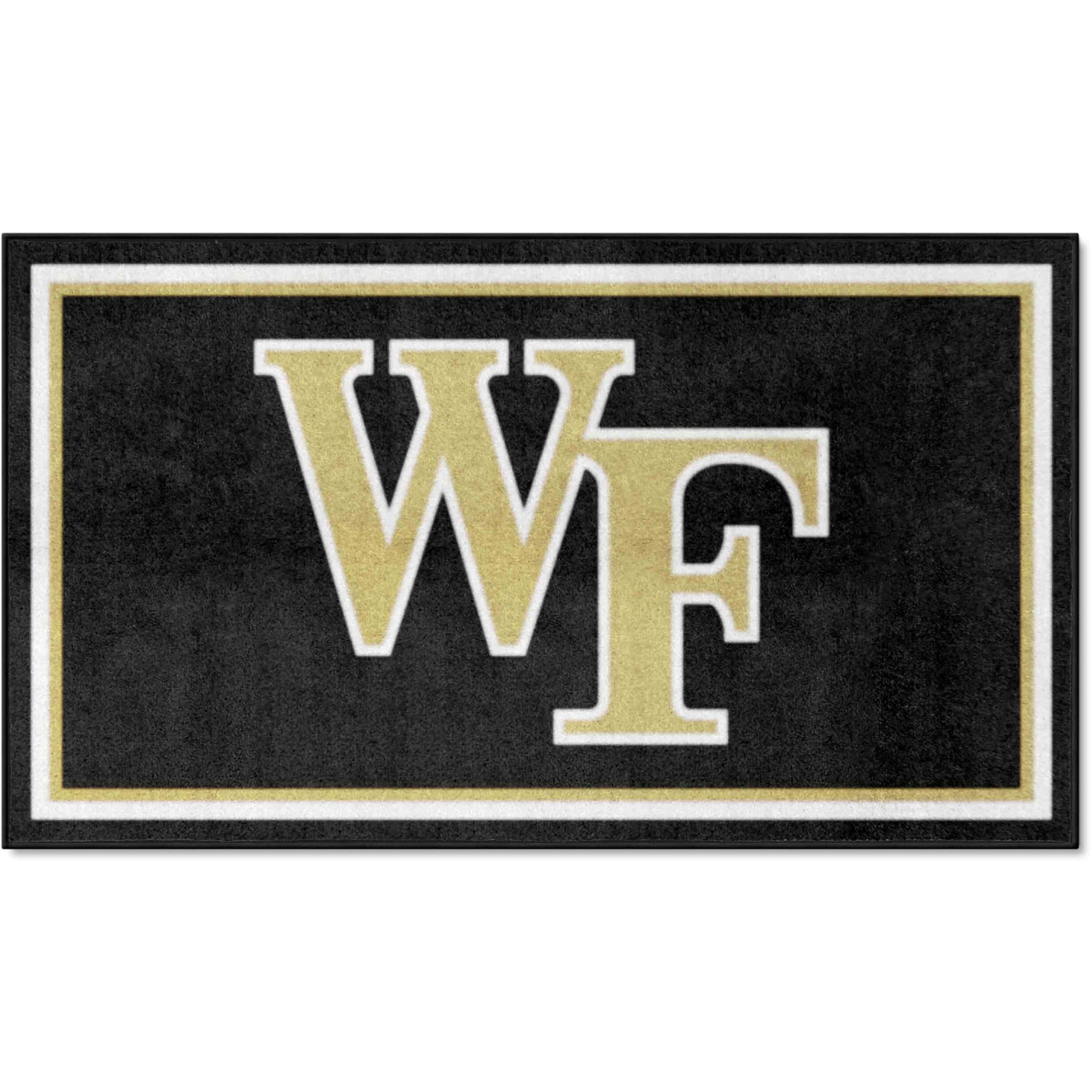 FANMATS 26936 NCAA Wake Forest Demon Deacons 3ft. x 5ft. Plush Area Rug | Sports Fan Area Rug, Home Decor Rug and Tailgating Mat