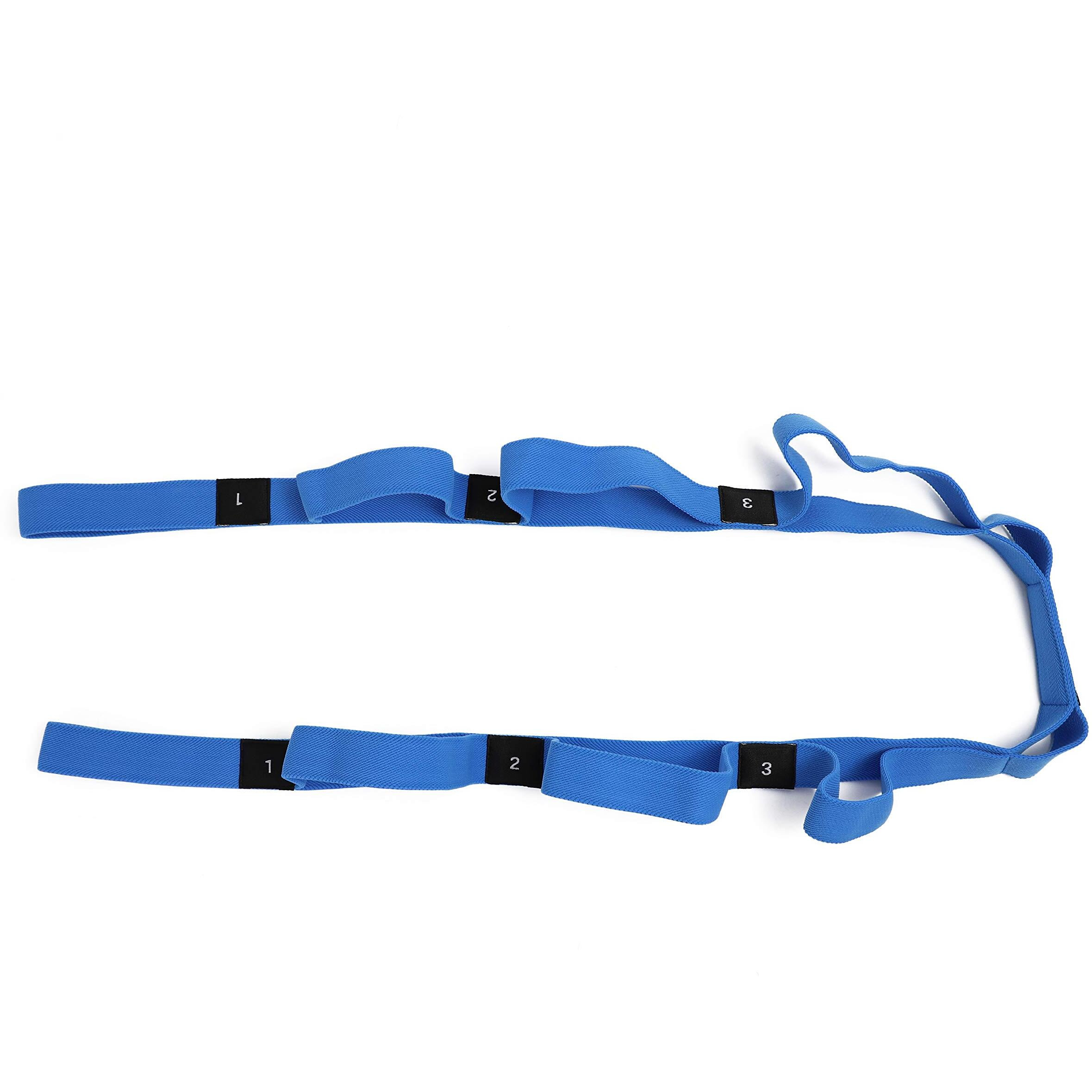 Maji Sports Elastic Yoga Straps (with 10 Loops)